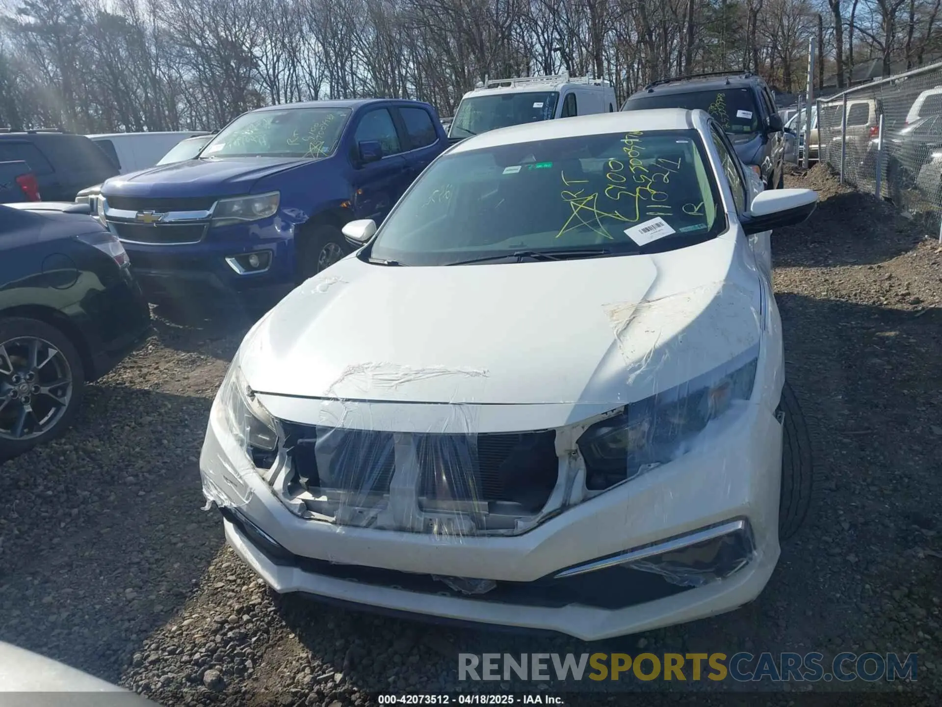 12 Фотография поврежденного автомобиля 19XFC2F6XKE006228 HONDA CIVIC 2019