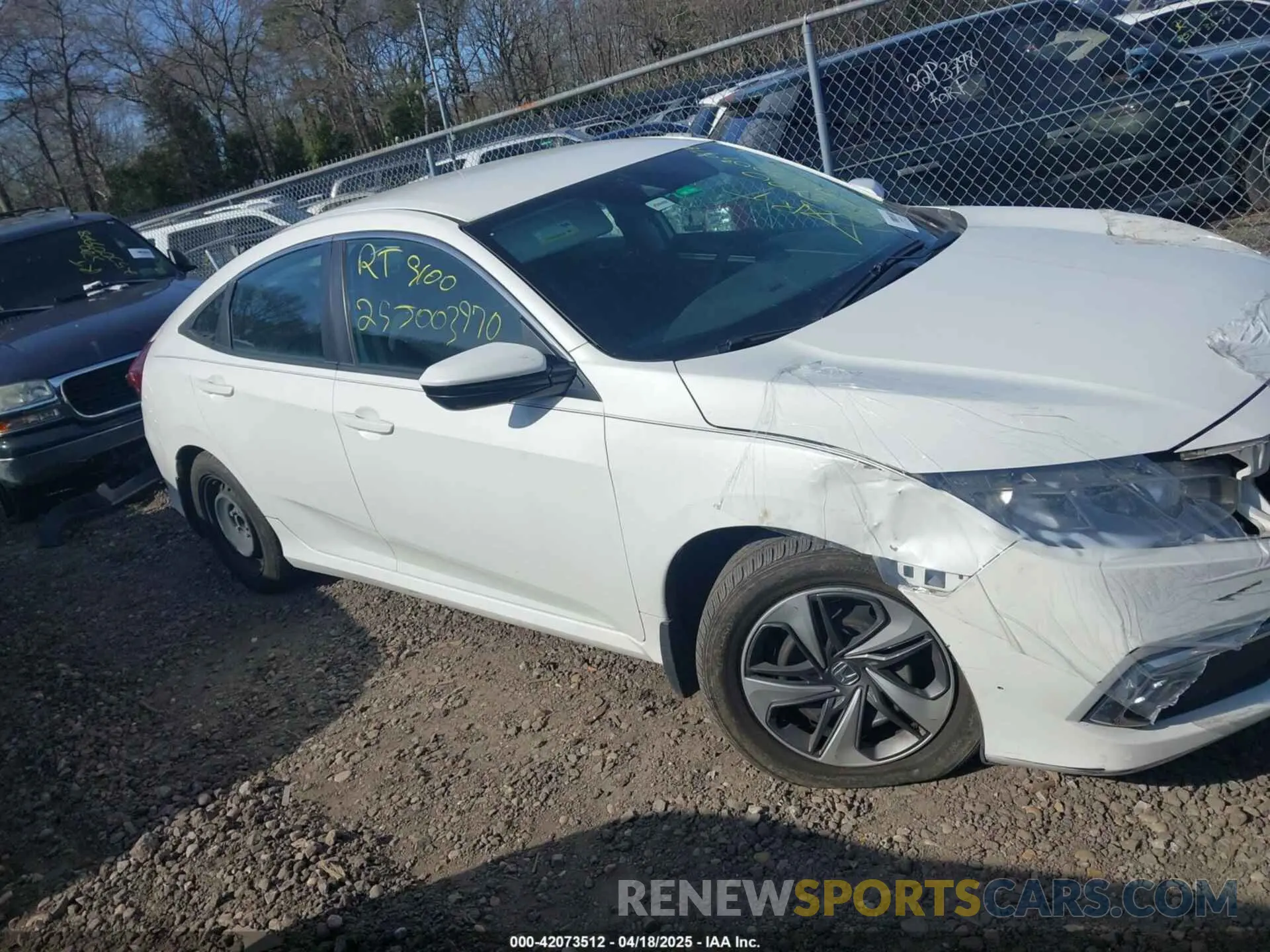 13 Фотография поврежденного автомобиля 19XFC2F6XKE006228 HONDA CIVIC 2019
