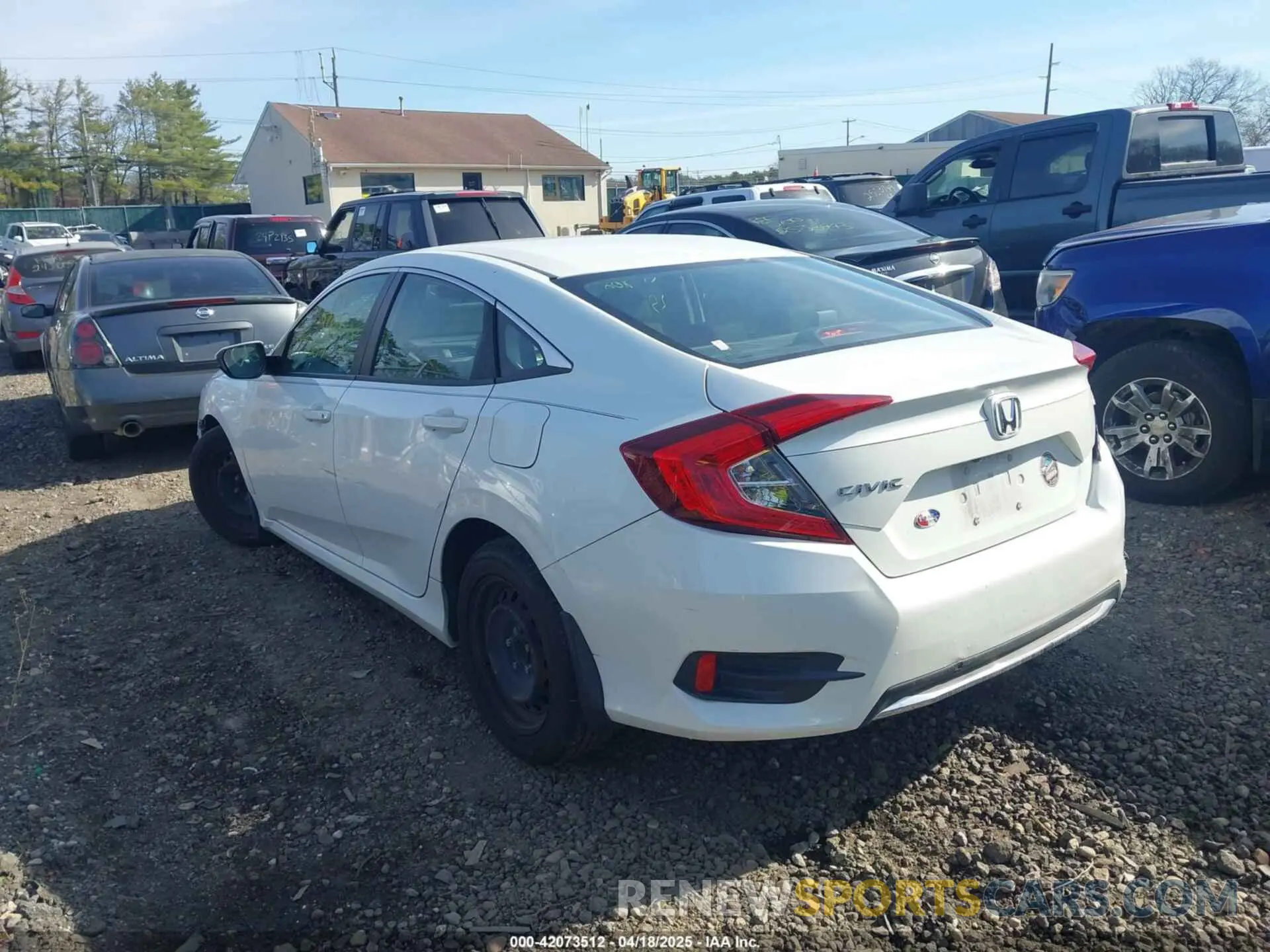 3 Фотография поврежденного автомобиля 19XFC2F6XKE006228 HONDA CIVIC 2019
