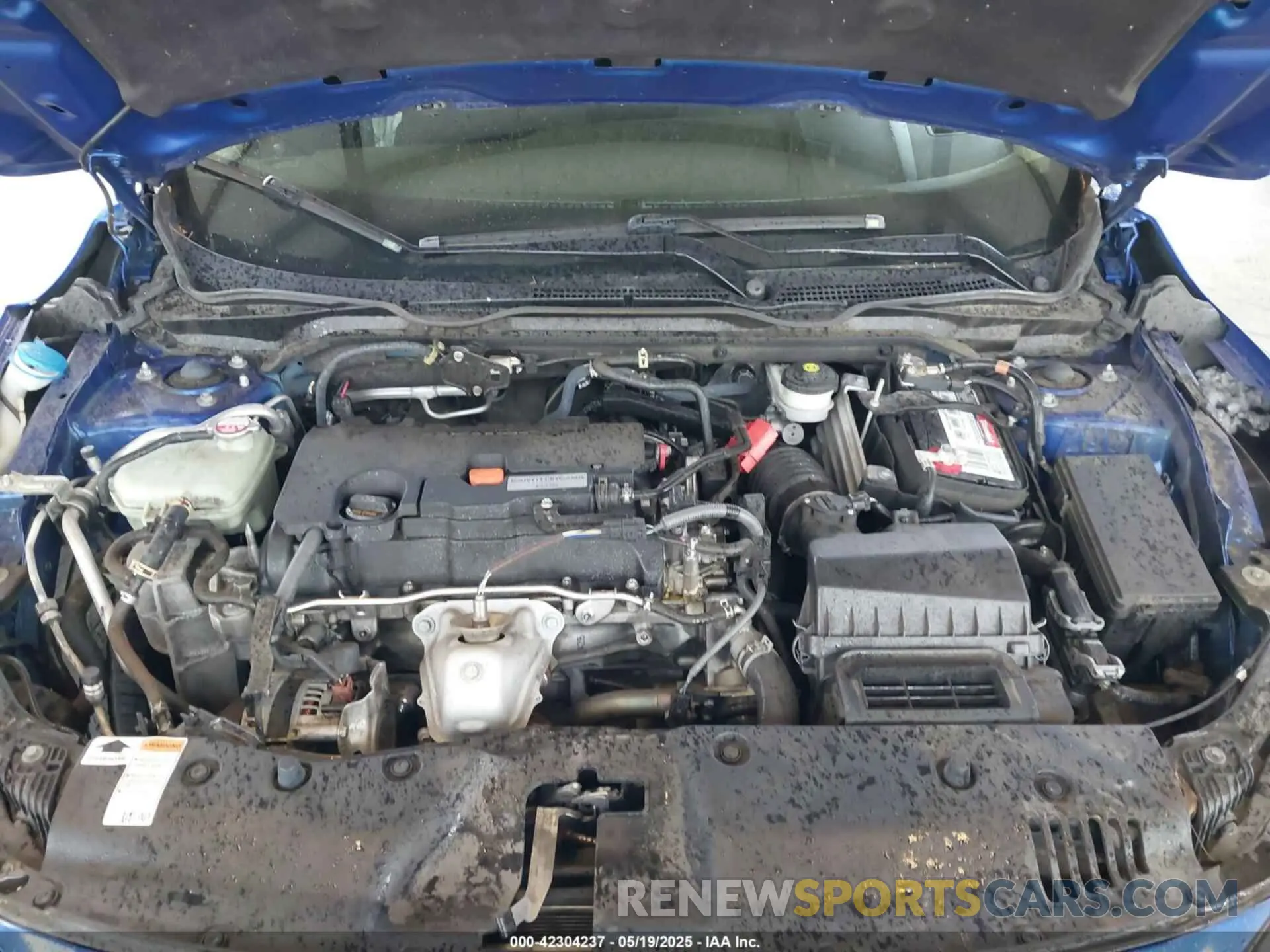 10 Photograph of a damaged car 19XFC2F6XKE007850 HONDA CIVIC 2019