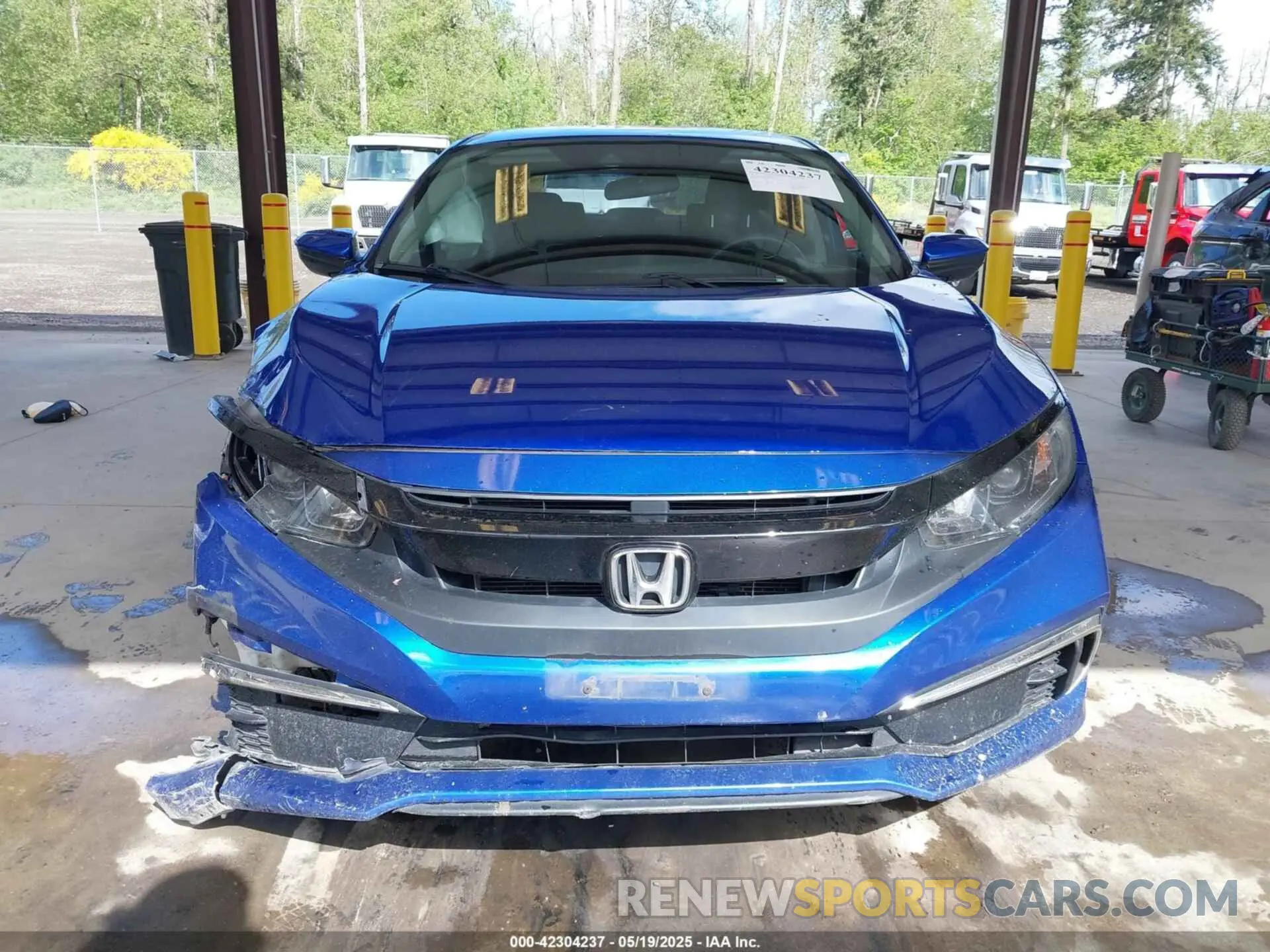 12 Photograph of a damaged car 19XFC2F6XKE007850 HONDA CIVIC 2019