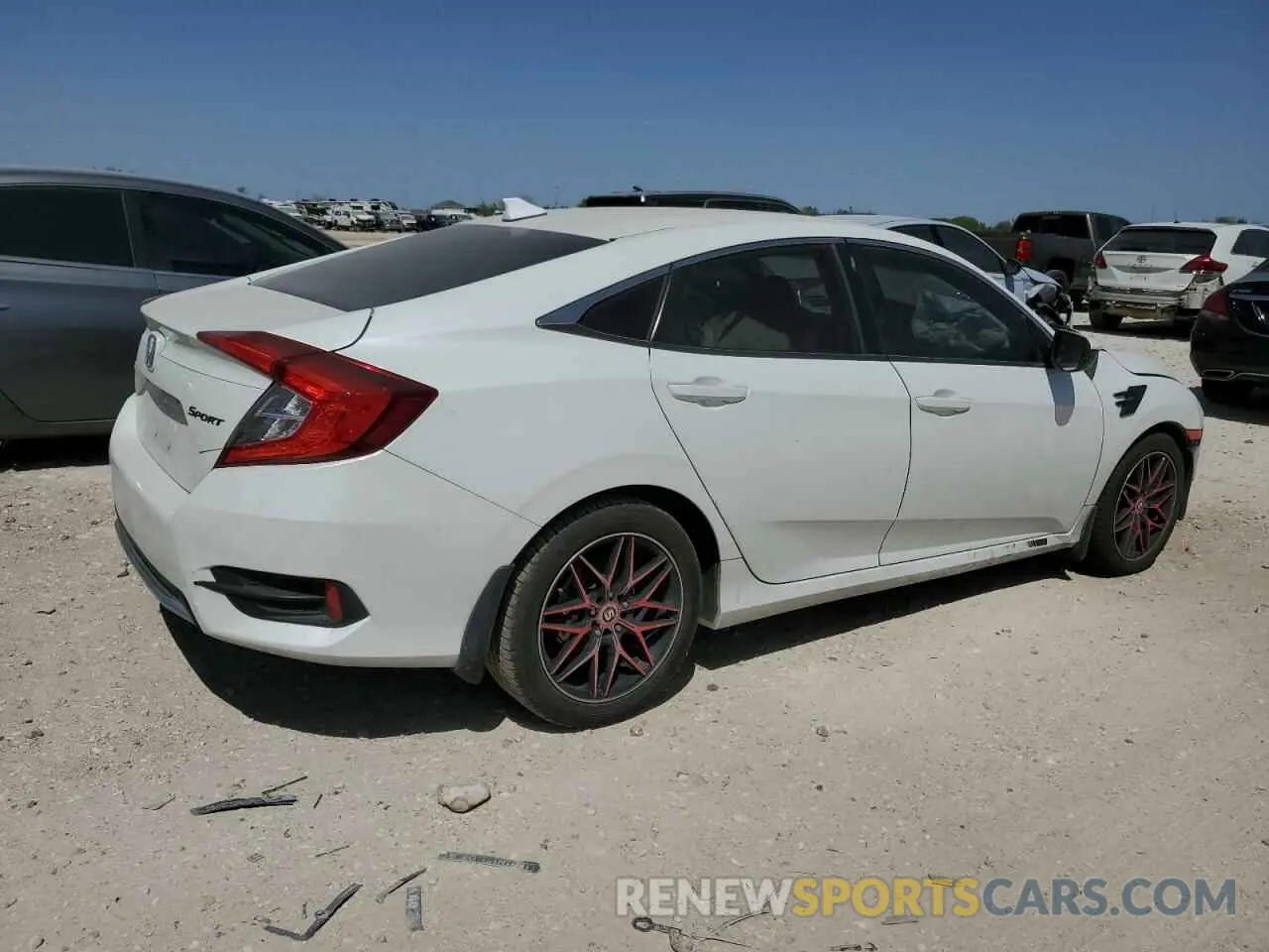 3 Photograph of a damaged car 19XFC2F6XKE041111 HONDA CIVIC 2019