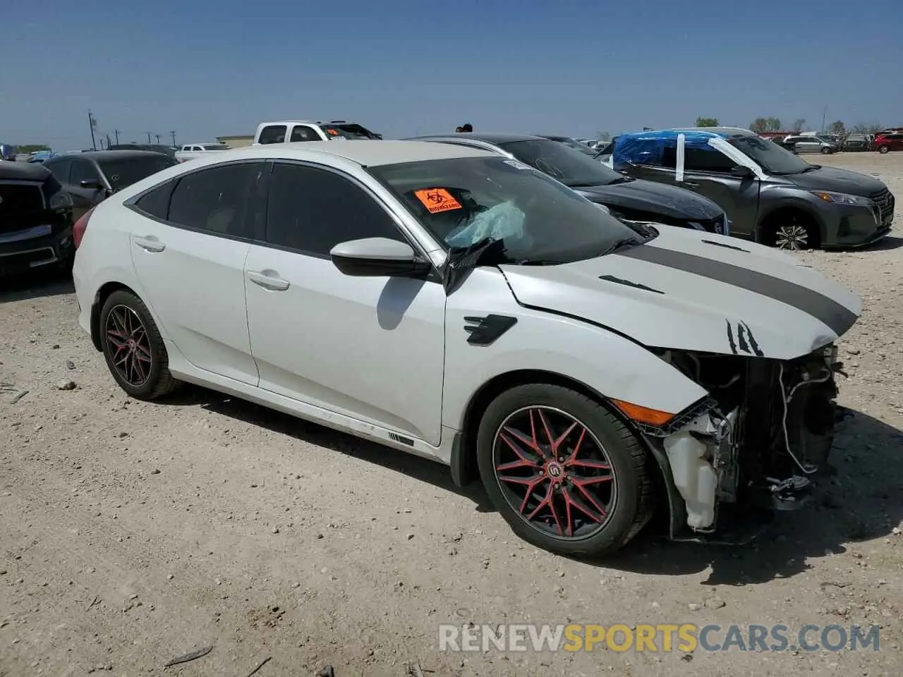 4 Photograph of a damaged car 19XFC2F6XKE041111 HONDA CIVIC 2019