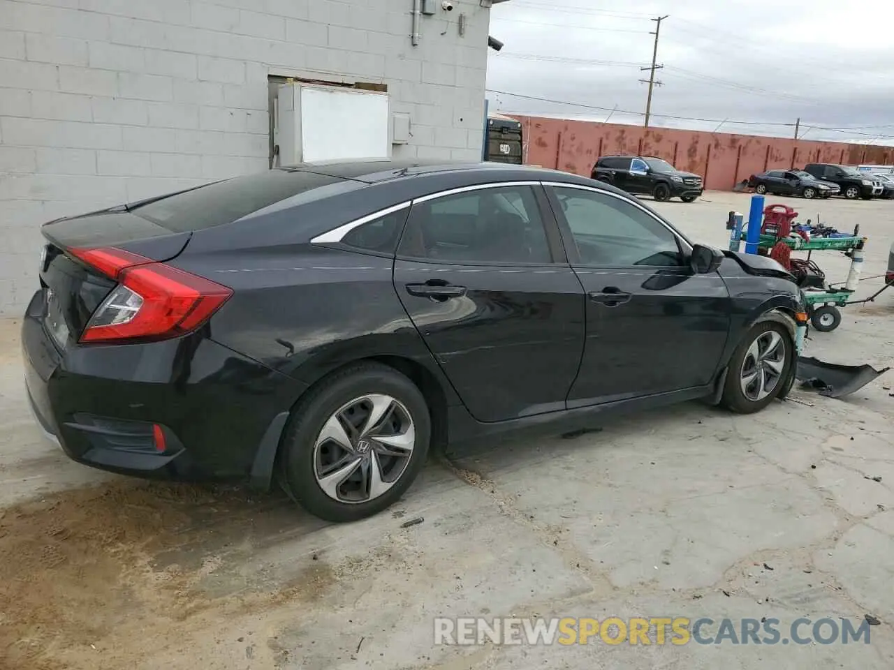 3 Photograph of a damaged car 19XFC2F6XKE051458 HONDA CIVIC 2019