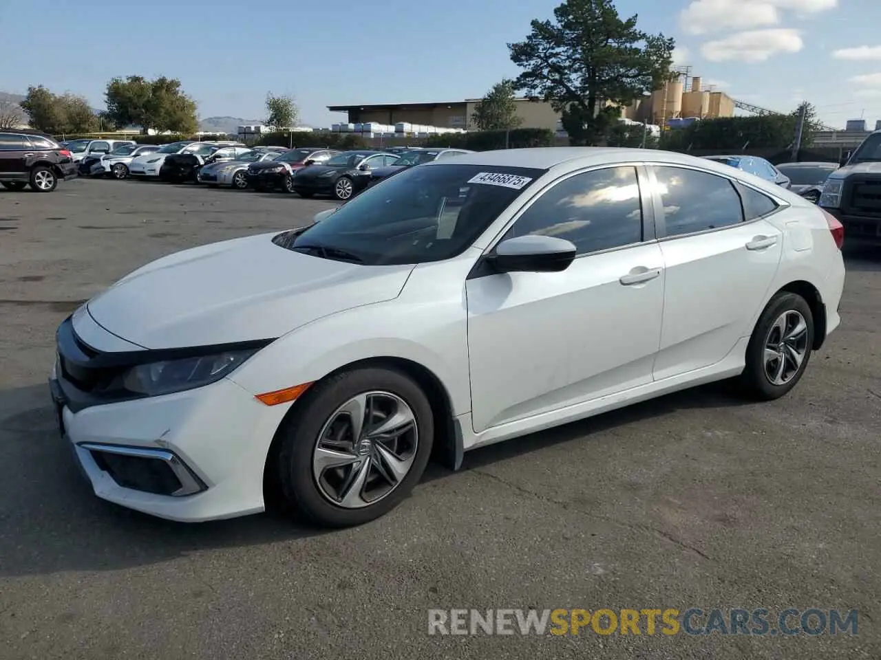 1 Photograph of a damaged car 19XFC2F6XKE208731 HONDA CIVIC 2019