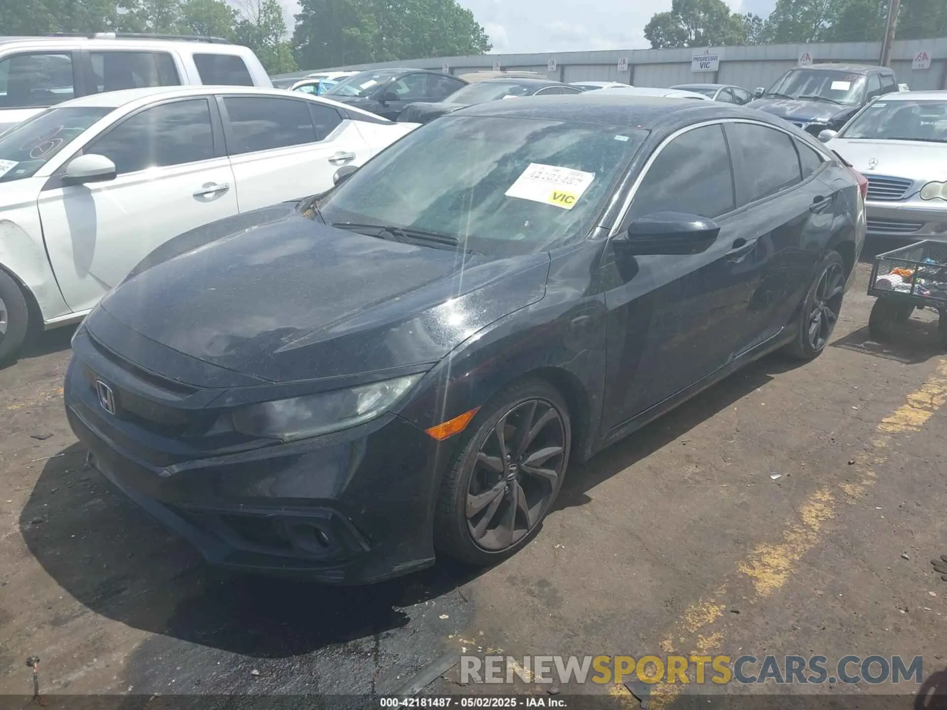 2 Фотография поврежденного автомобиля 19XFC2F80KE020706 HONDA CIVIC 2019