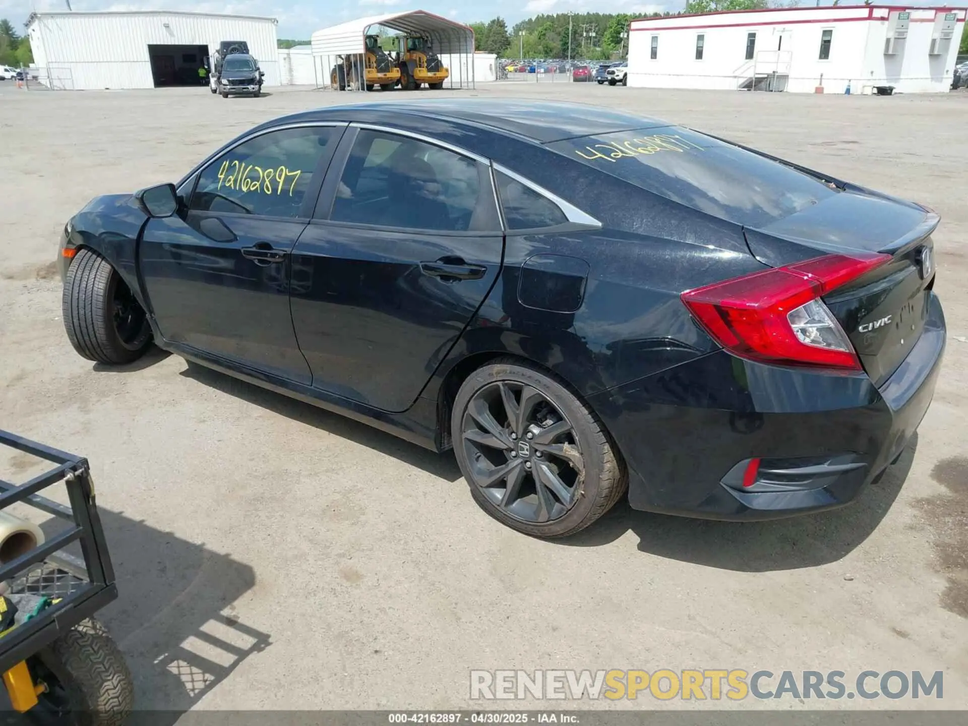 3 Photograph of a damaged car 19XFC2F80KE049025 HONDA CIVIC 2019