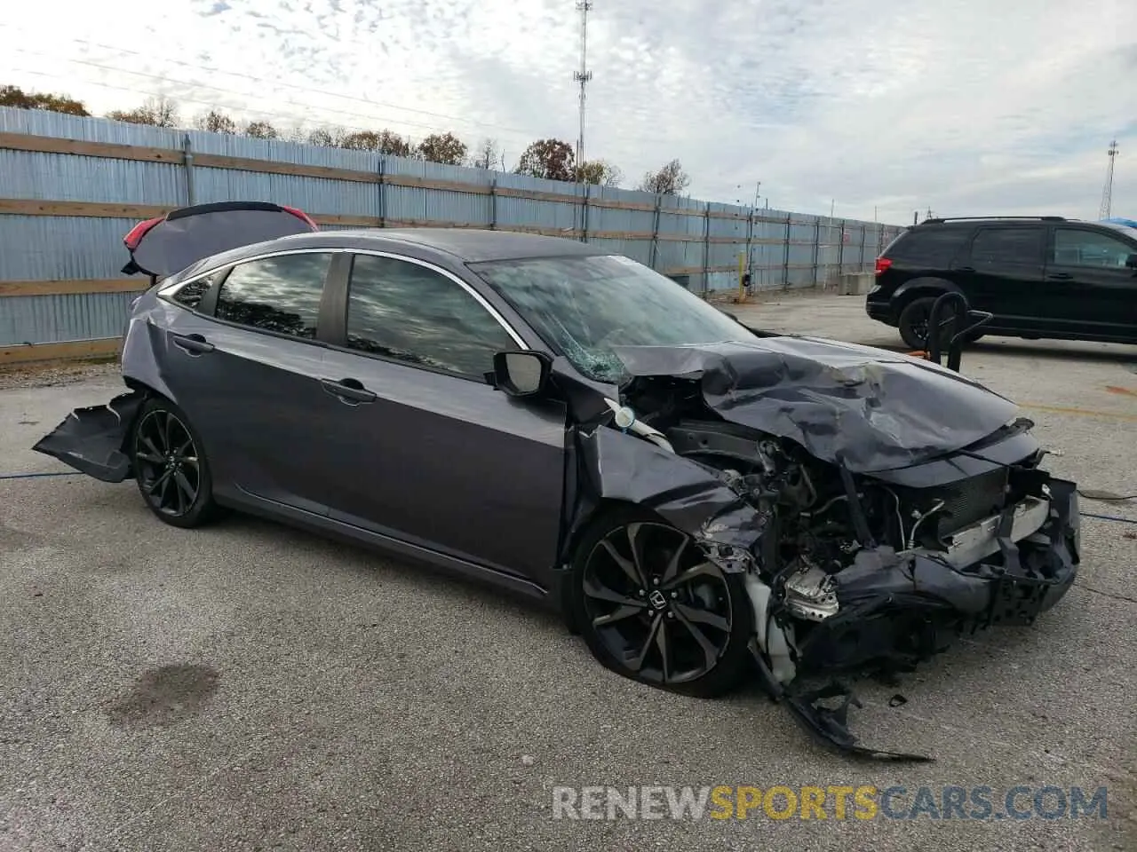 4 Photograph of a damaged car 19XFC2F81KE051429 HONDA CIVIC 2019