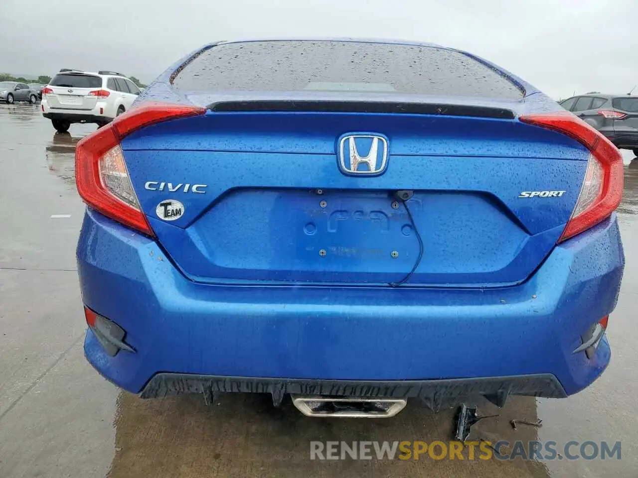 6 Photograph of a damaged car 19XFC2F82KE022215 HONDA CIVIC 2019