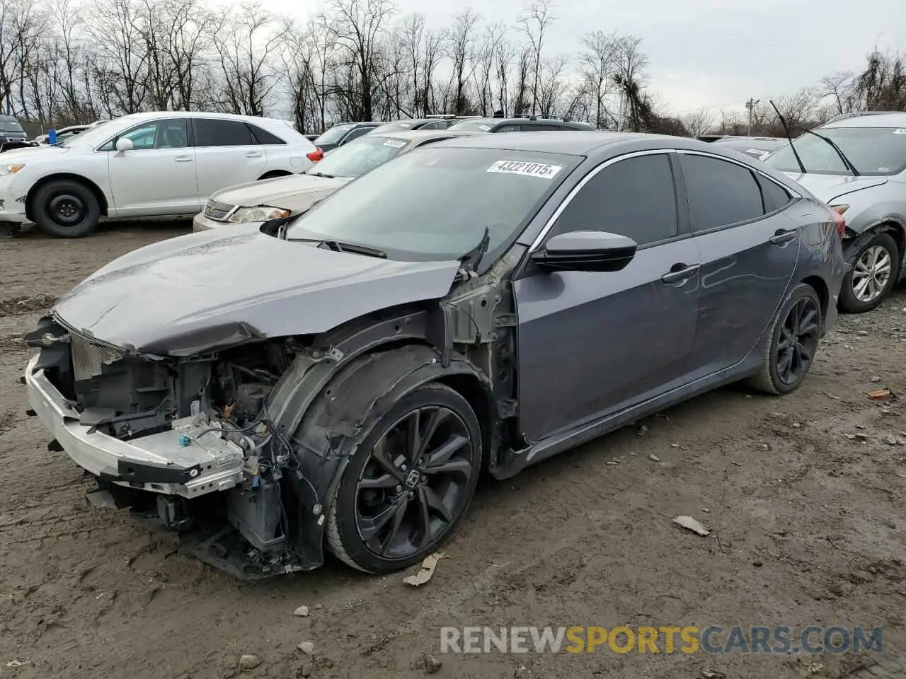 1 Photograph of a damaged car 19XFC2F82KE211799 HONDA CIVIC 2019