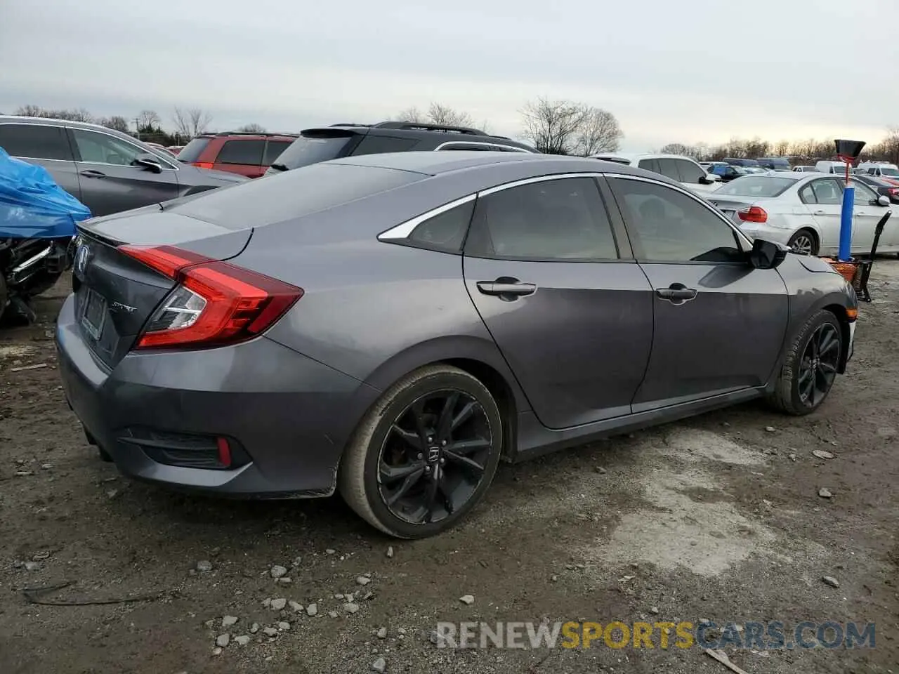 3 Photograph of a damaged car 19XFC2F82KE211799 HONDA CIVIC 2019