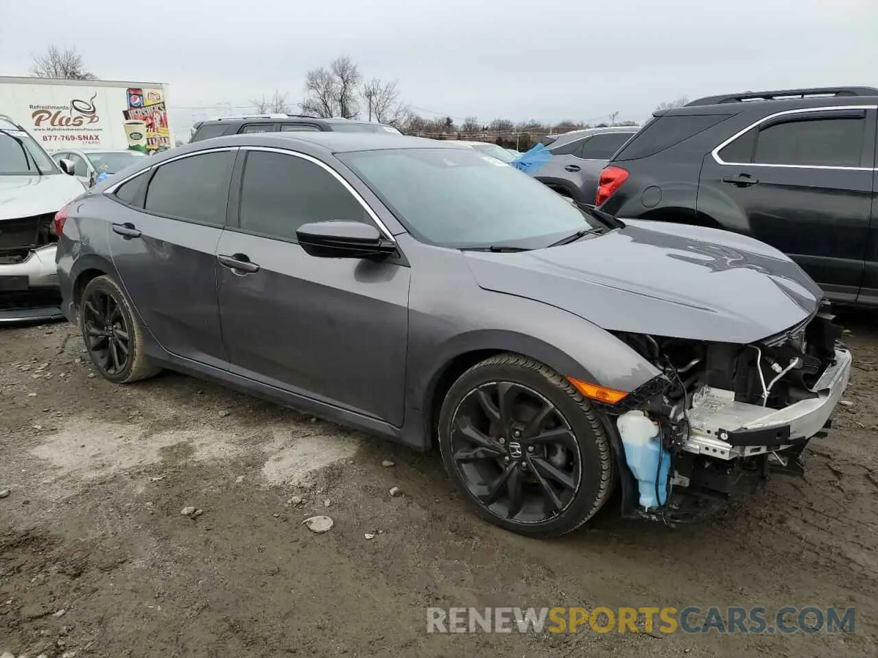 4 Photograph of a damaged car 19XFC2F82KE211799 HONDA CIVIC 2019