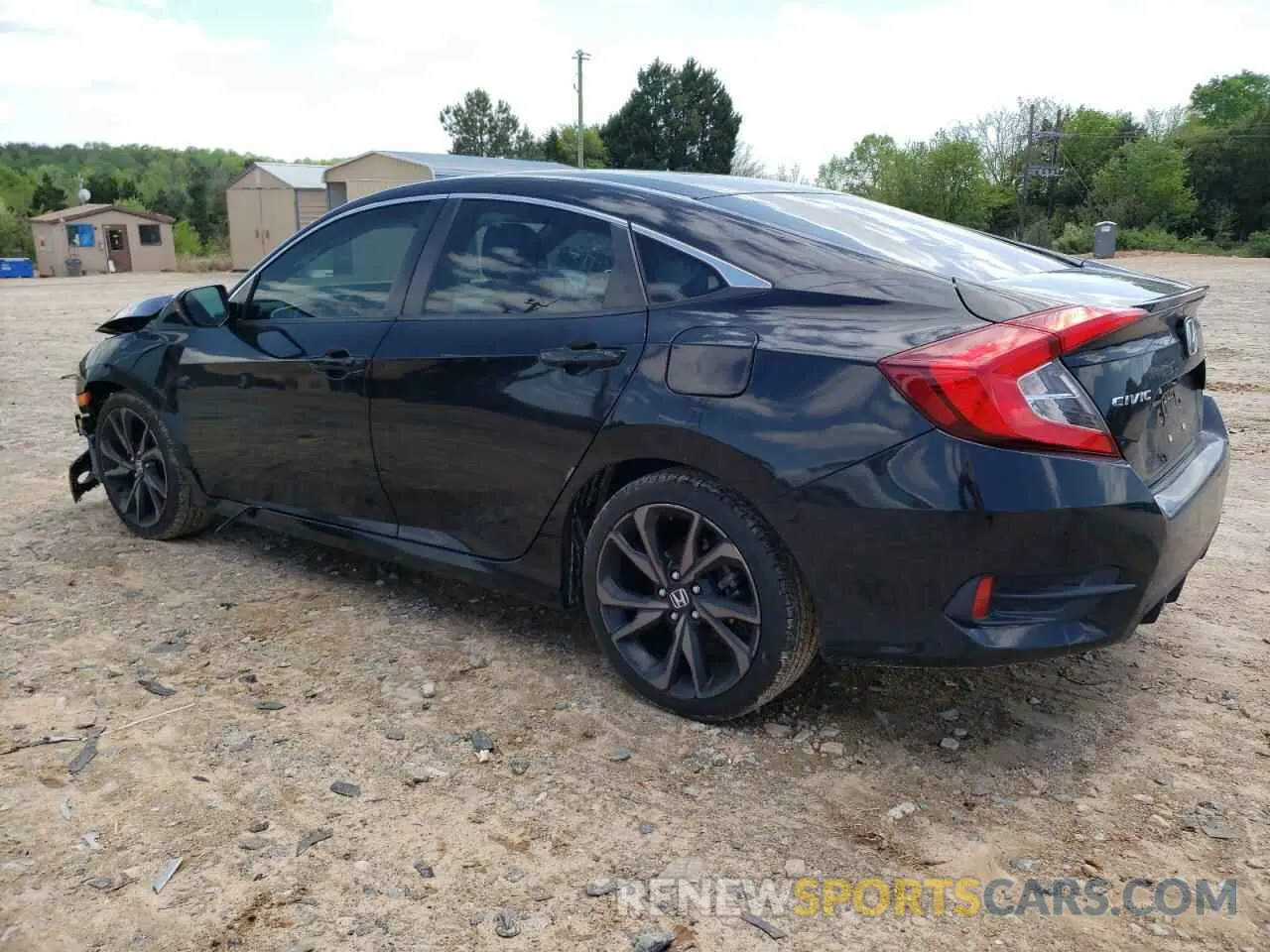 2 Photograph of a damaged car 19XFC2F83KE045342 HONDA CIVIC 2019
