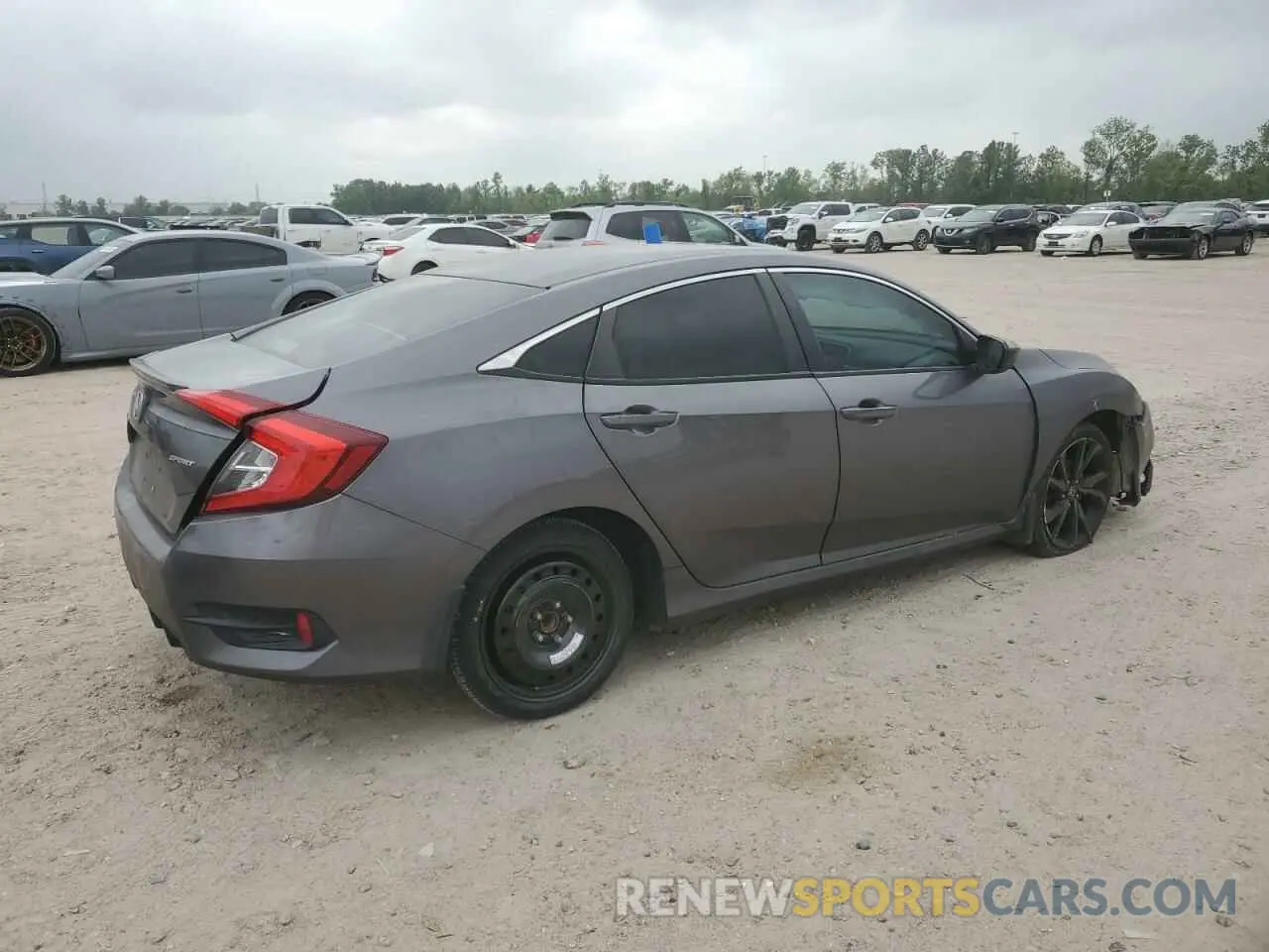 3 Фотография поврежденного автомобиля 19XFC2F85KE043656 HONDA CIVIC 2019