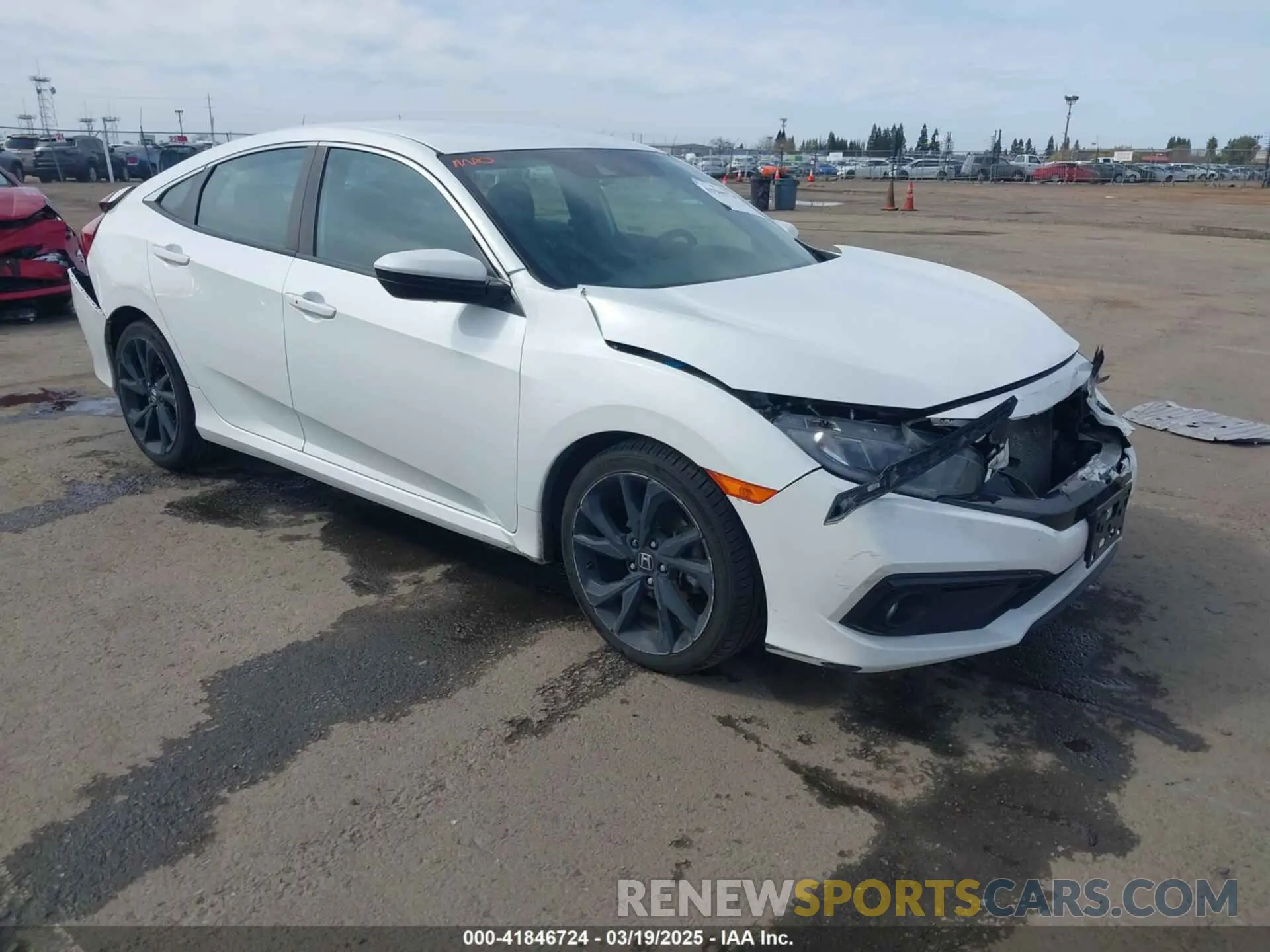 1 Photograph of a damaged car 19XFC2F85KE210856 HONDA CIVIC 2019