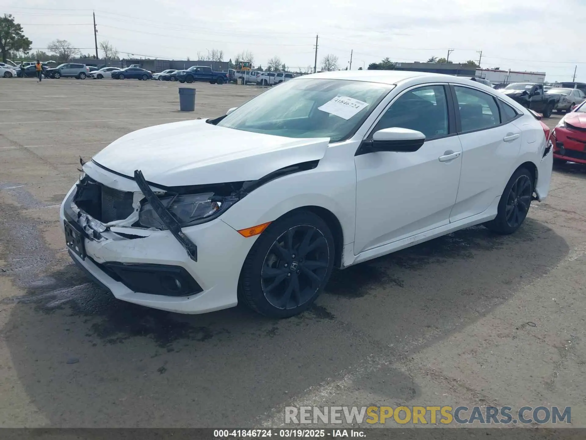 2 Photograph of a damaged car 19XFC2F85KE210856 HONDA CIVIC 2019