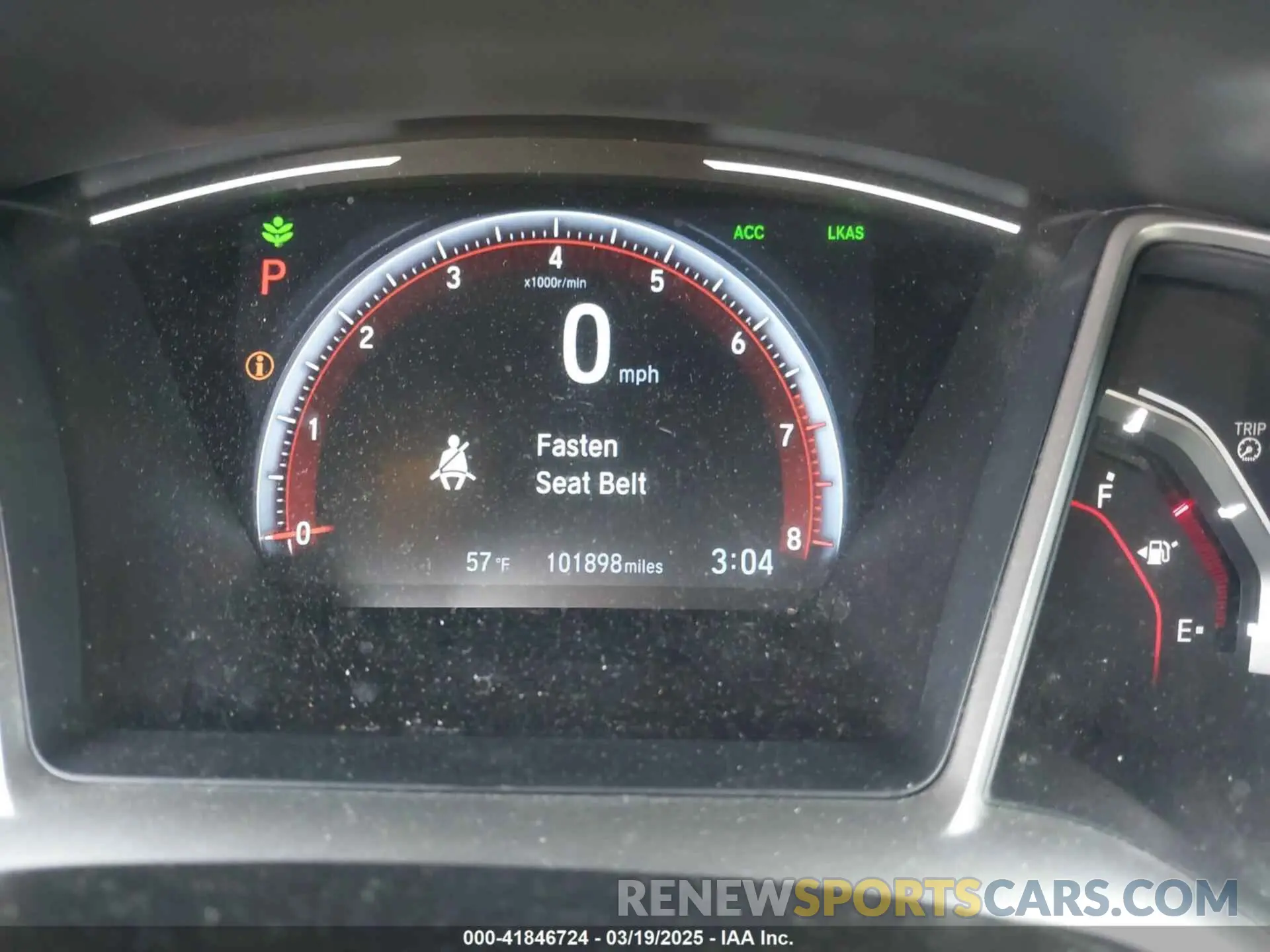 7 Photograph of a damaged car 19XFC2F85KE210856 HONDA CIVIC 2019