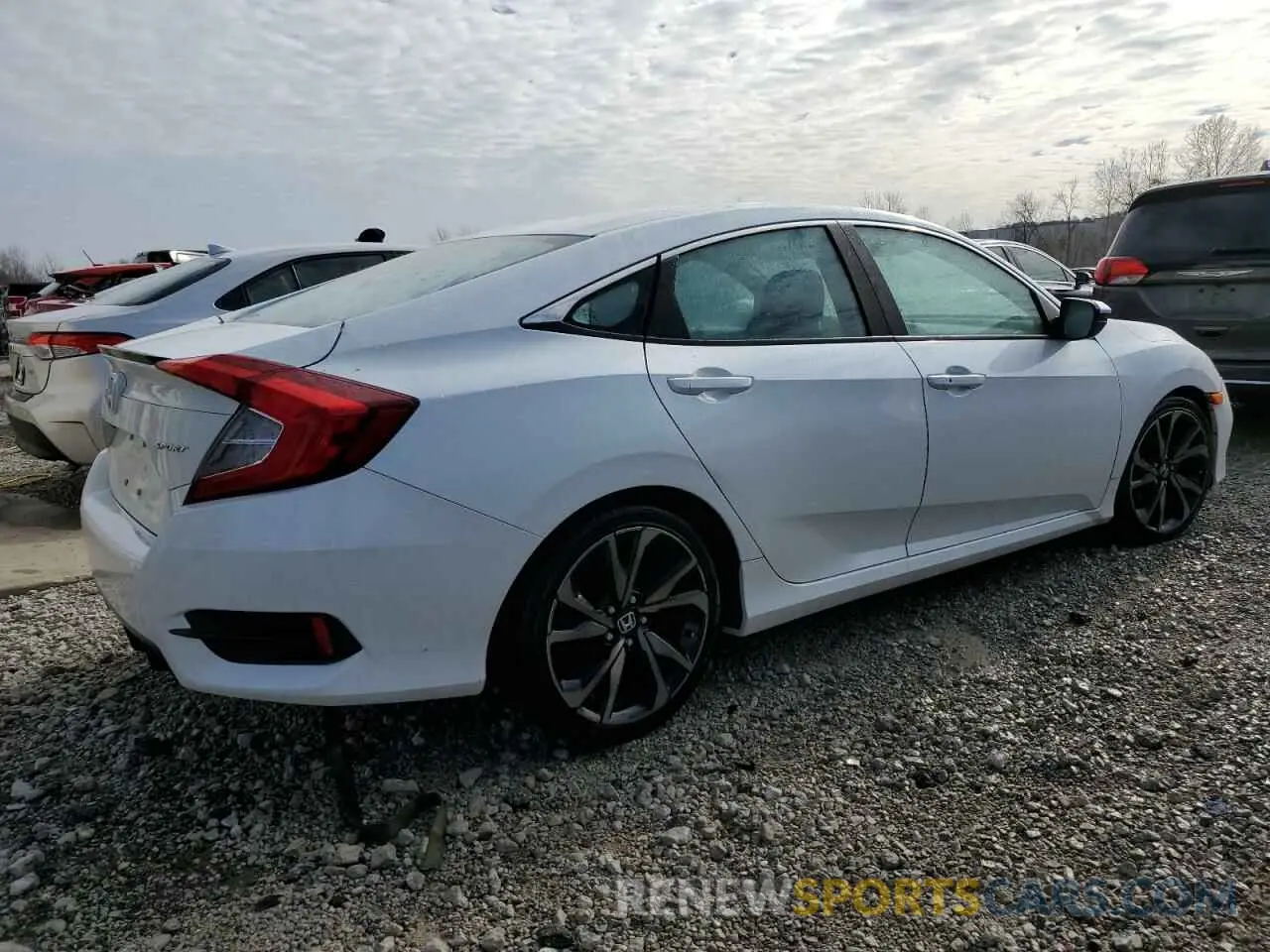 3 Photograph of a damaged car 19XFC2F88KE002227 HONDA CIVIC 2019