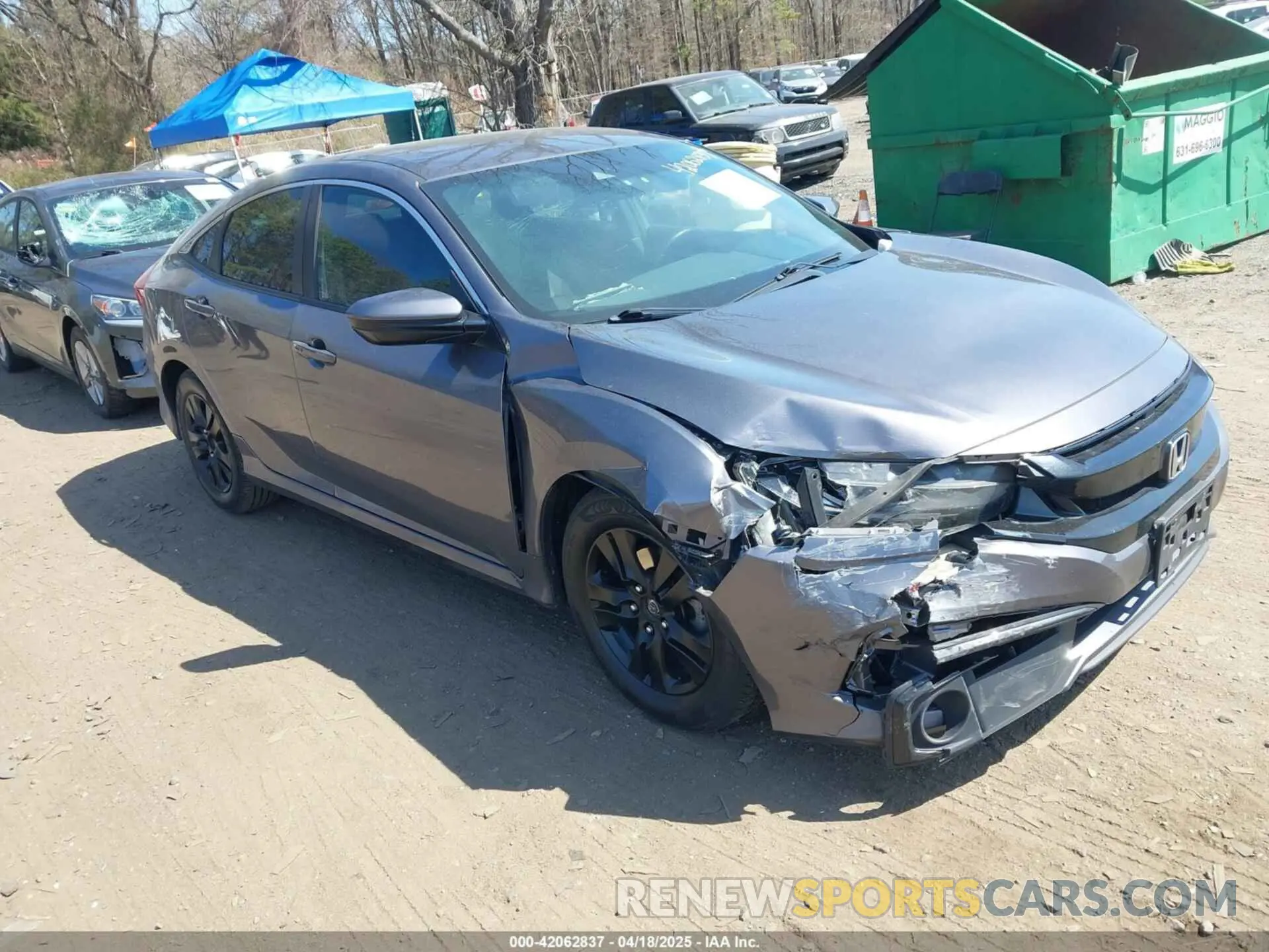 1 Фотография поврежденного автомобиля 19XFC2F88KE208342 HONDA CIVIC 2019
