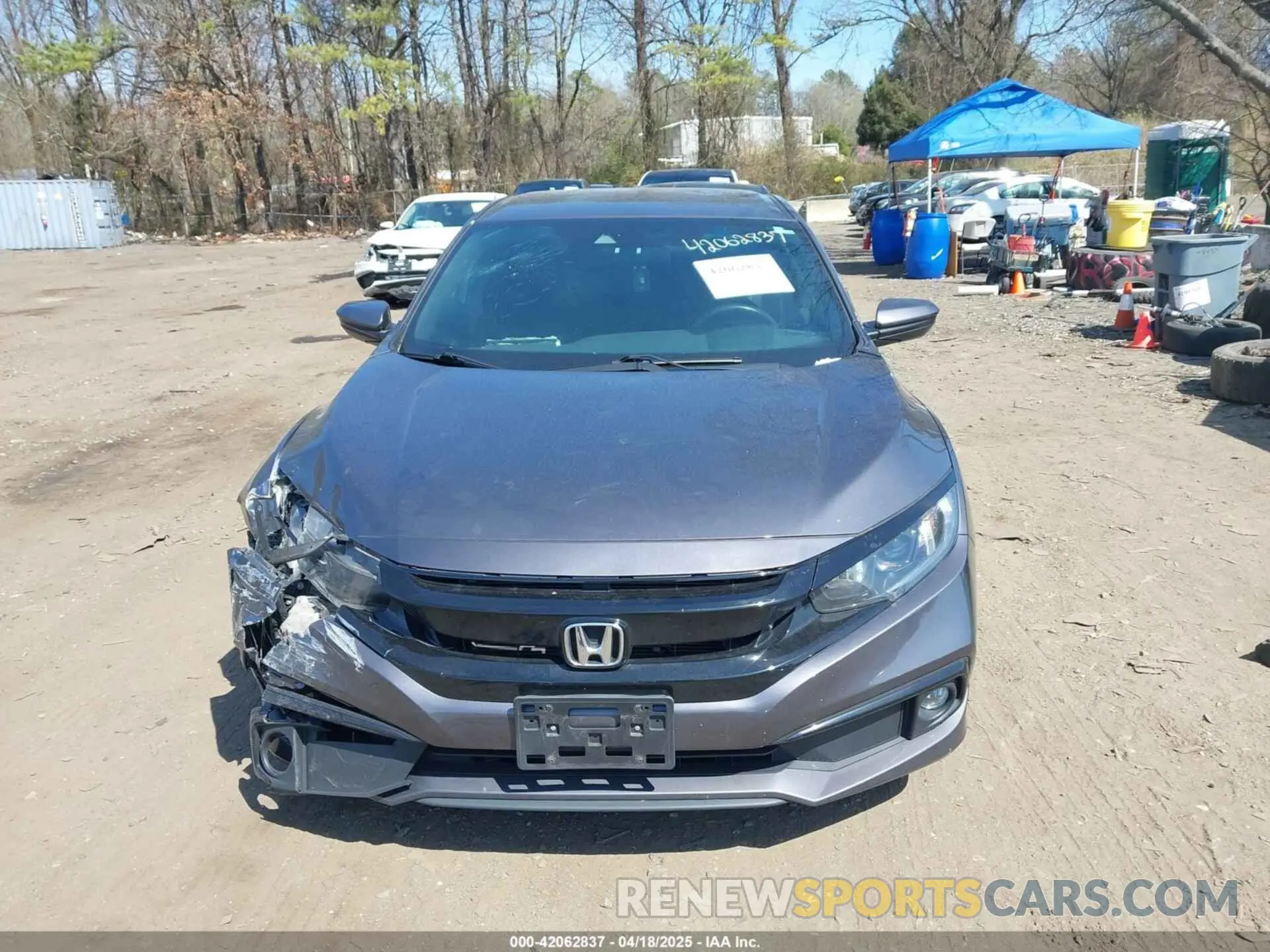 12 Фотография поврежденного автомобиля 19XFC2F88KE208342 HONDA CIVIC 2019