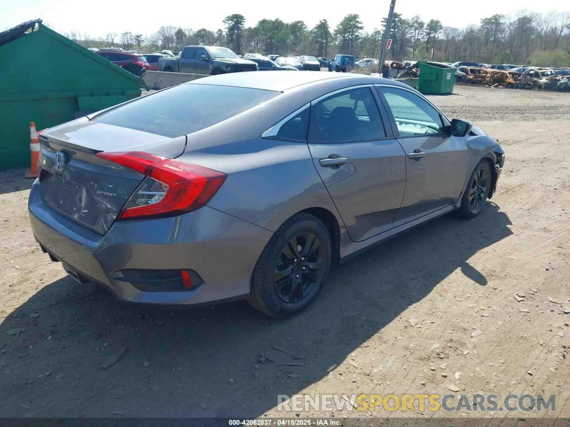 4 Фотография поврежденного автомобиля 19XFC2F88KE208342 HONDA CIVIC 2019