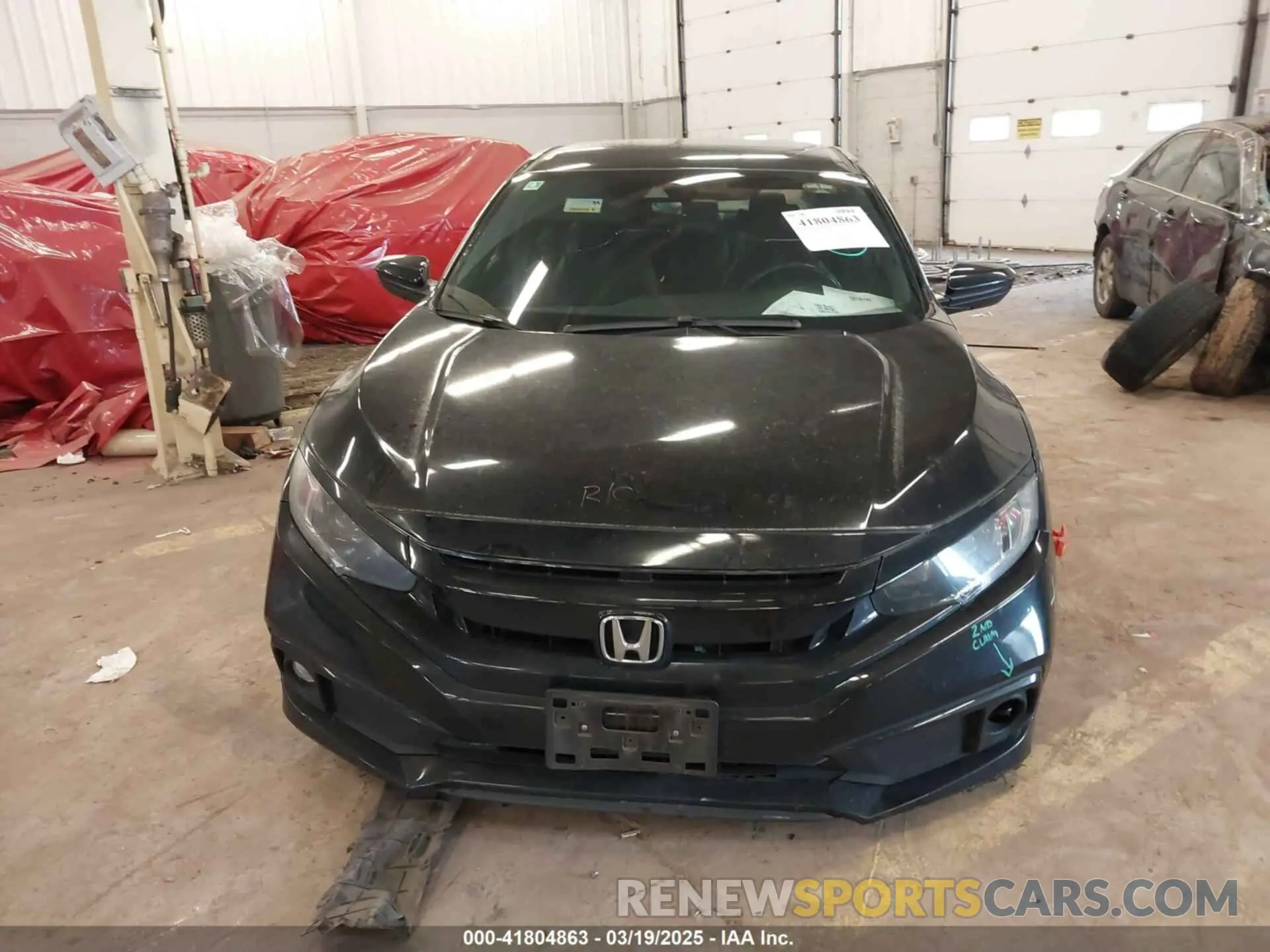 12 Фотография поврежденного автомобиля 19XFC2F89KE206213 HONDA CIVIC 2019
