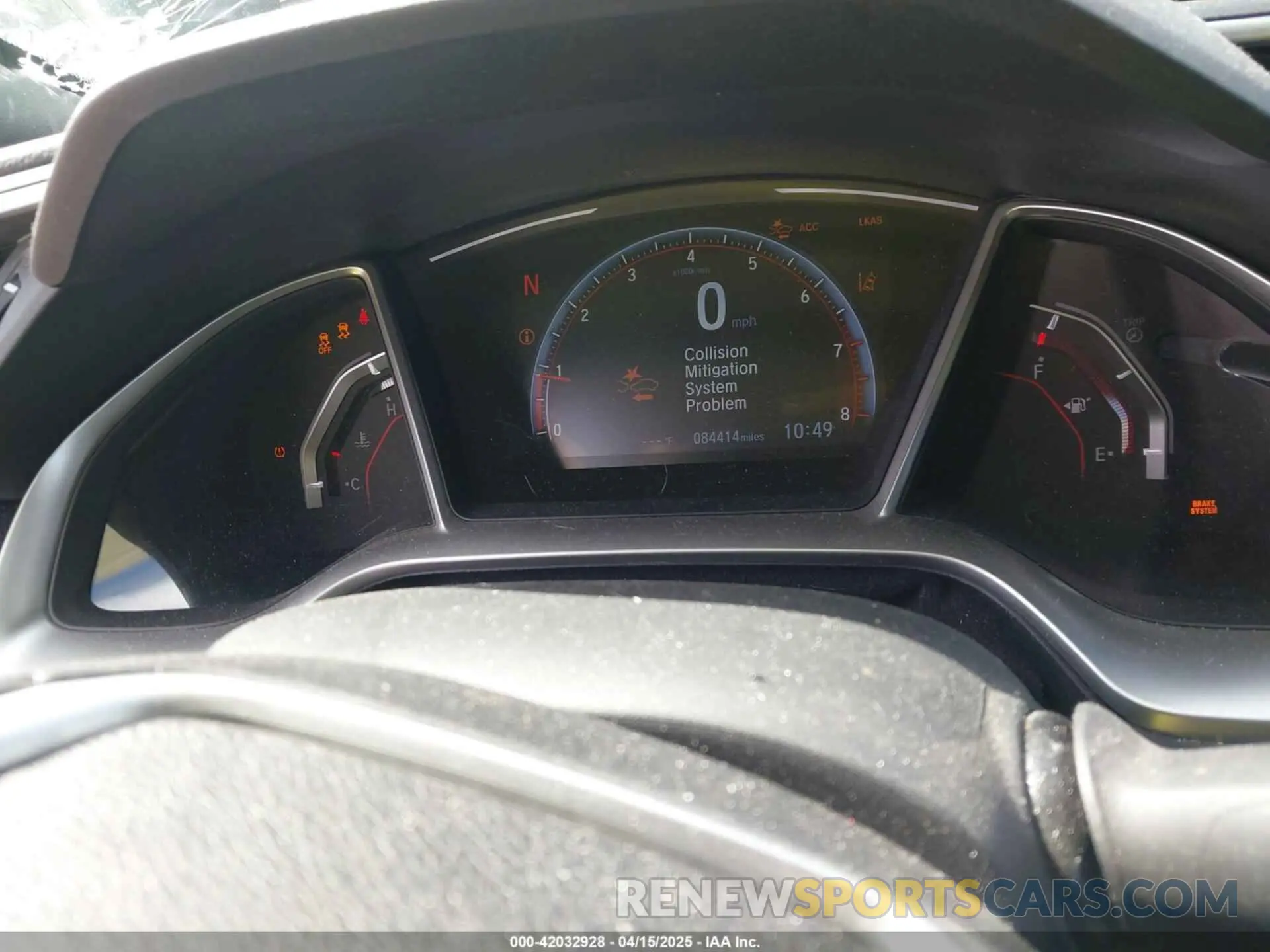 7 Photograph of a damaged car 19XFC2F8XKE035939 HONDA CIVIC 2019