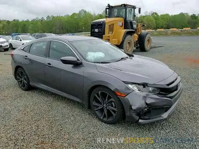 10 Фотография поврежденного автомобиля 19XFC2F8XKE037559 HONDA CIVIC 2019