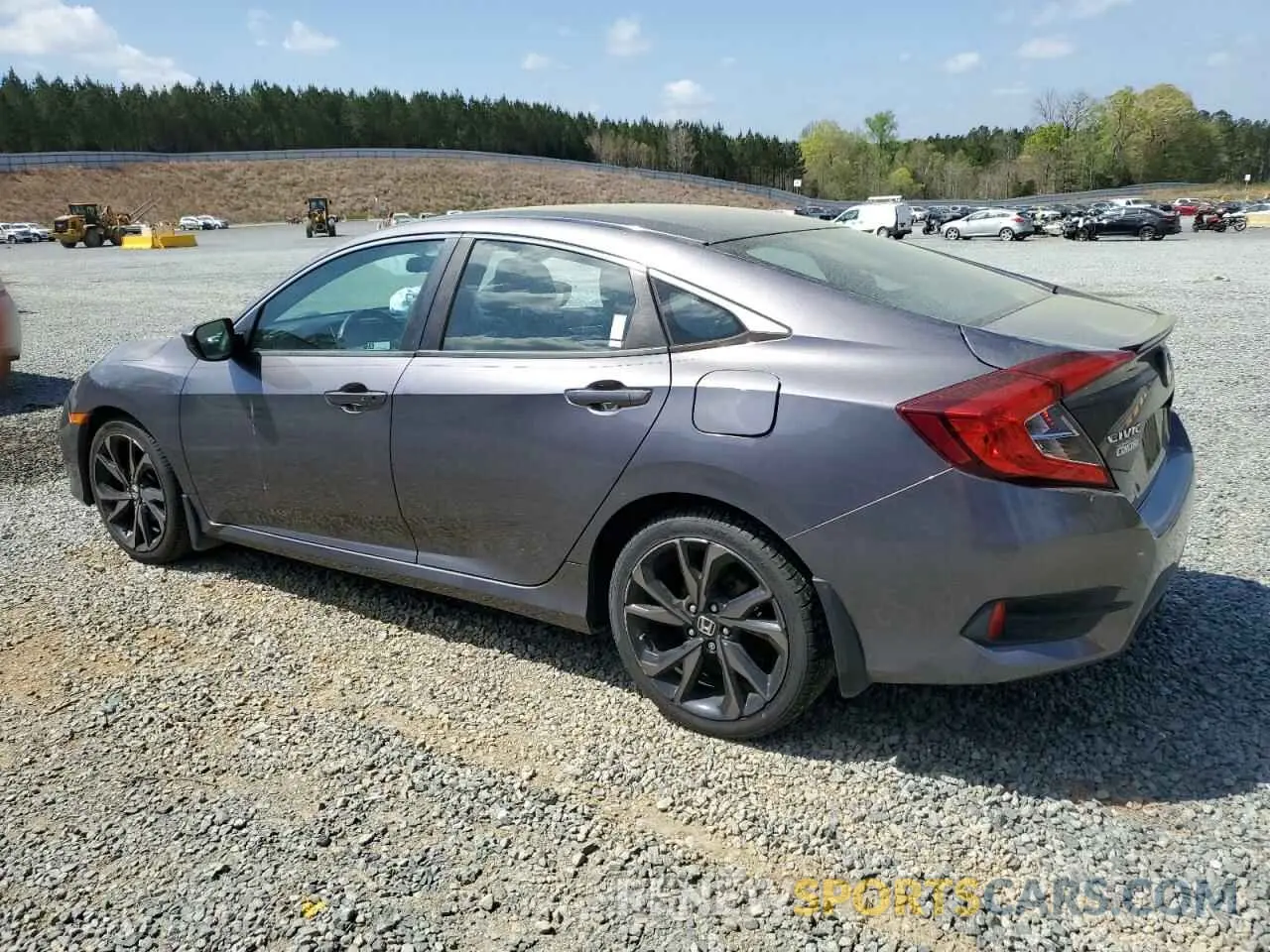2 Фотография поврежденного автомобиля 19XFC2F8XKE037559 HONDA CIVIC 2019