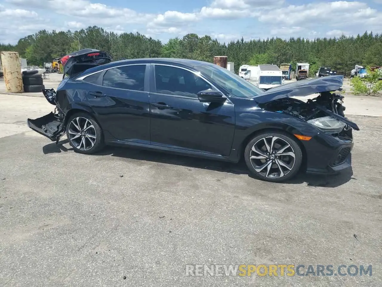 4 Фотография поврежденного автомобиля 2HGFC1E51KH704834 HONDA CIVIC 2019