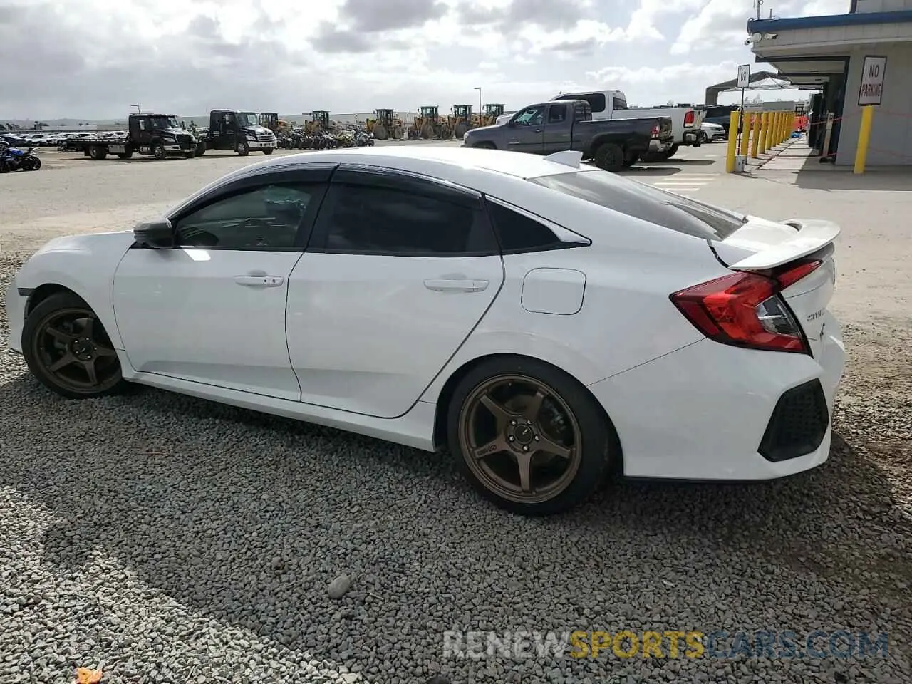 2 Photograph of a damaged car 2HGFC1E52KH707855 HONDA CIVIC 2019