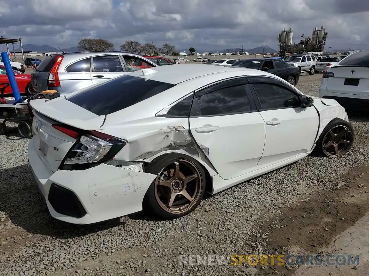 3 Photograph of a damaged car 2HGFC1E52KH707855 HONDA CIVIC 2019