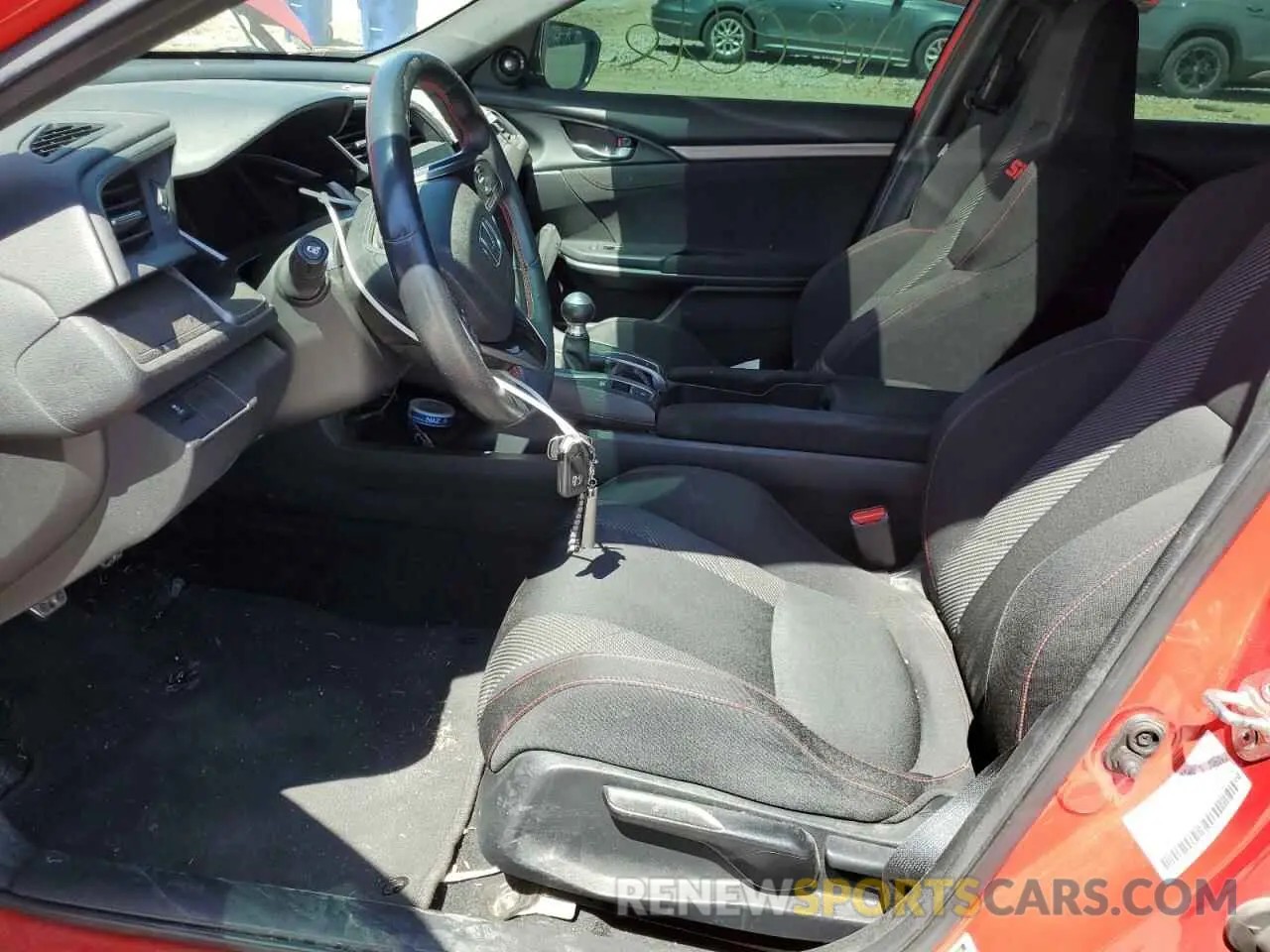 7 Photograph of a damaged car 2HGFC1E54KH706948 HONDA CIVIC 2019