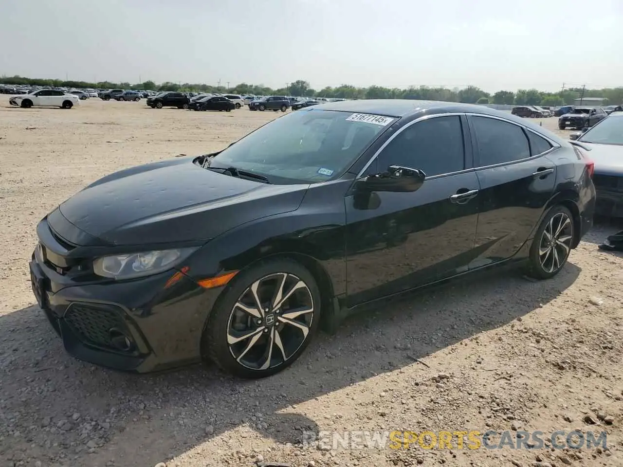 1 Photograph of a damaged car 2HGFC1E55KH705971 HONDA CIVIC 2019