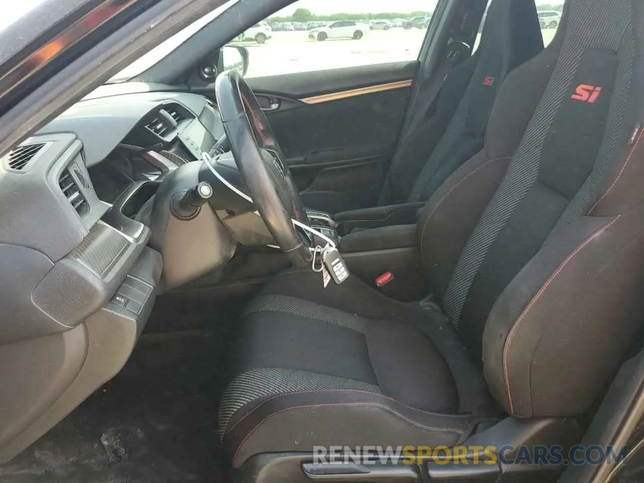 7 Photograph of a damaged car 2HGFC1E55KH705971 HONDA CIVIC 2019