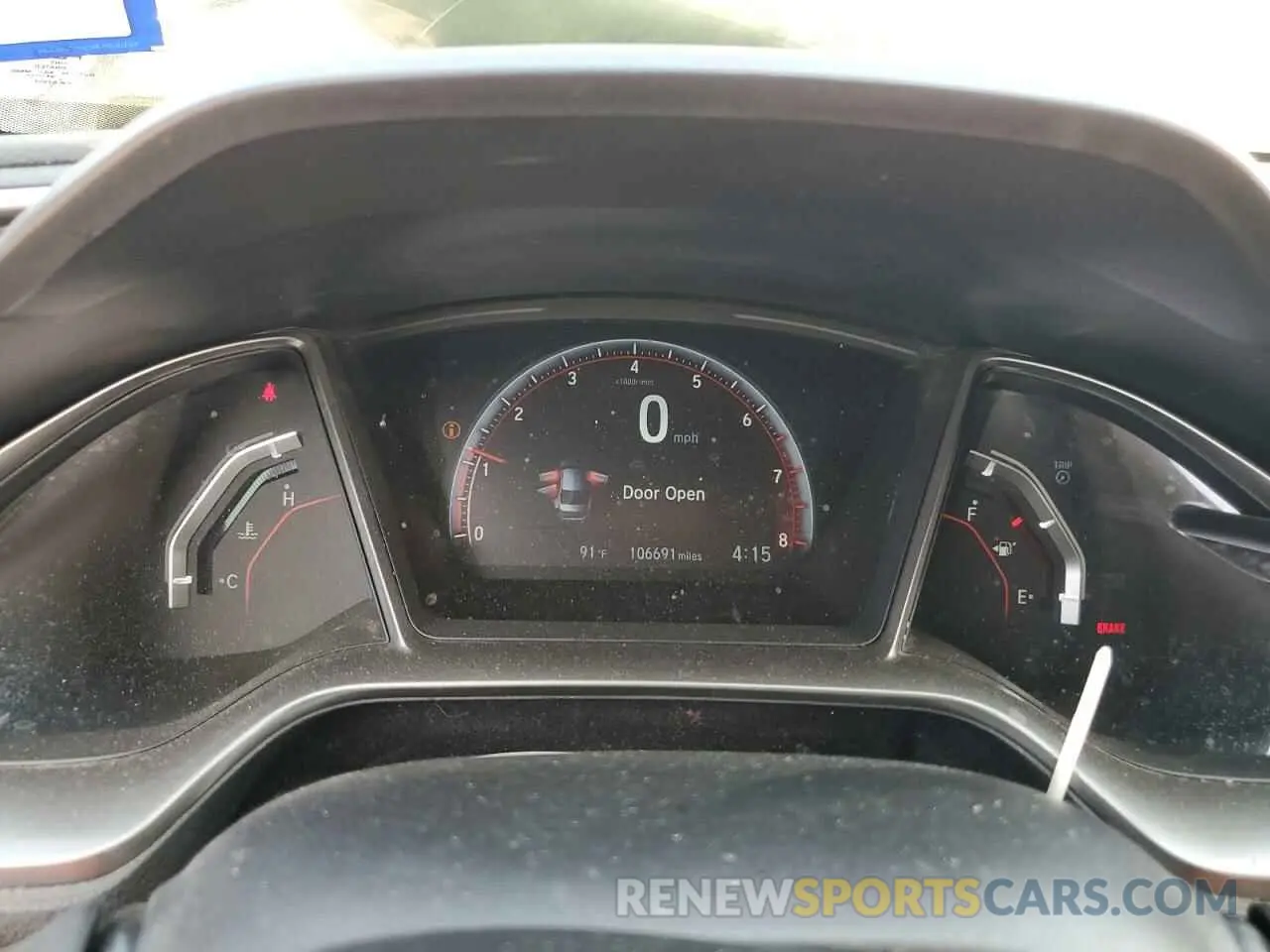 9 Photograph of a damaged car 2HGFC1E55KH705971 HONDA CIVIC 2019