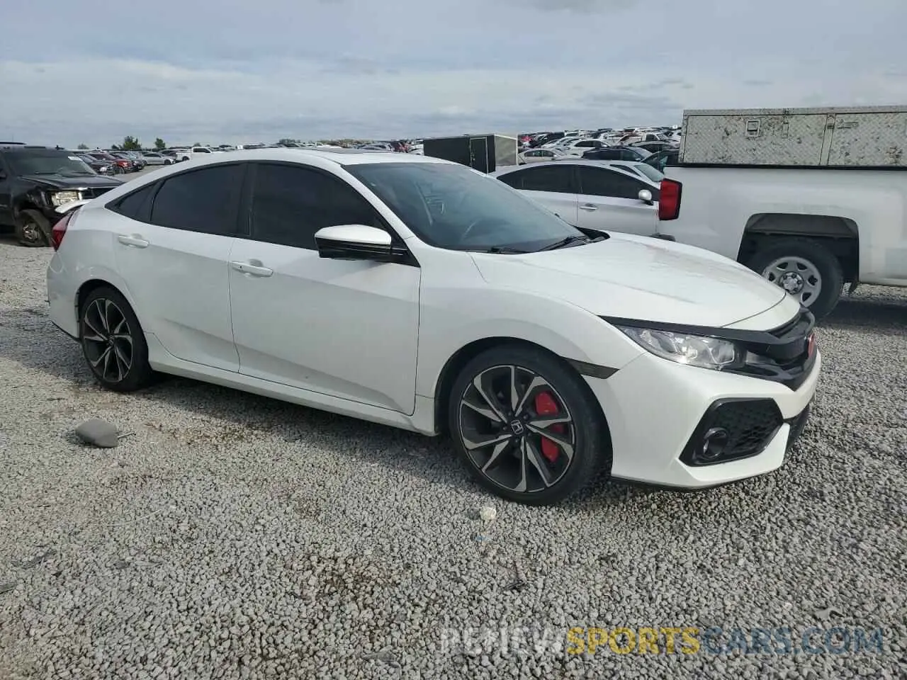 4 Фотография поврежденного автомобиля 2HGFC1E55KH707865 HONDA CIVIC 2019