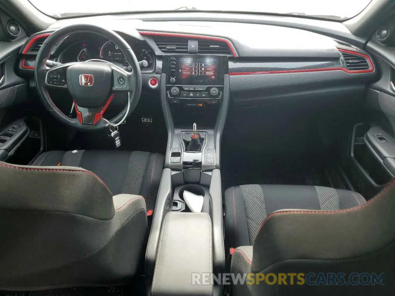 8 Фотография поврежденного автомобиля 2HGFC1E55KH707865 HONDA CIVIC 2019