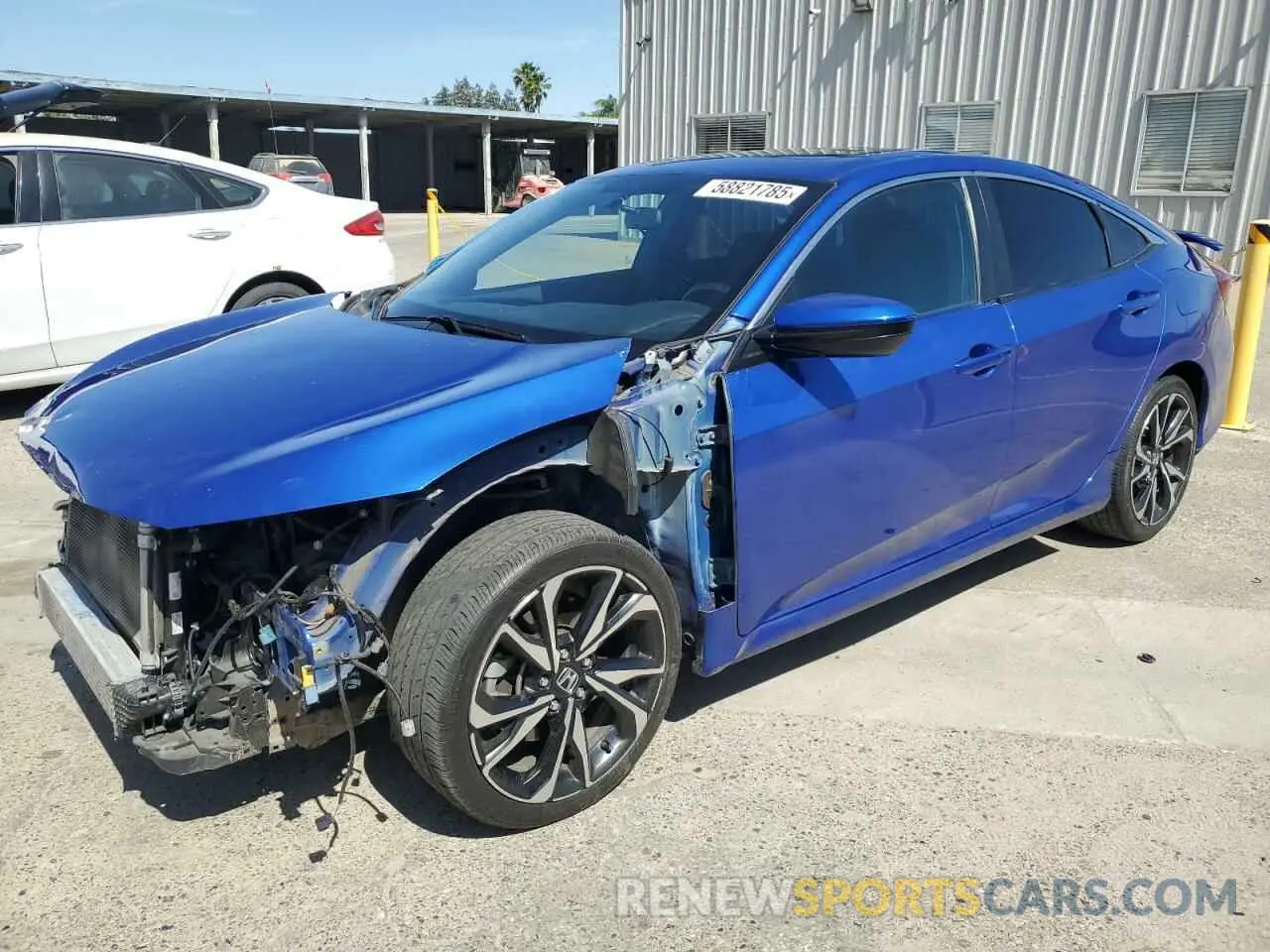1 Photograph of a damaged car 2HGFC1E59KH707402 HONDA CIVIC 2019