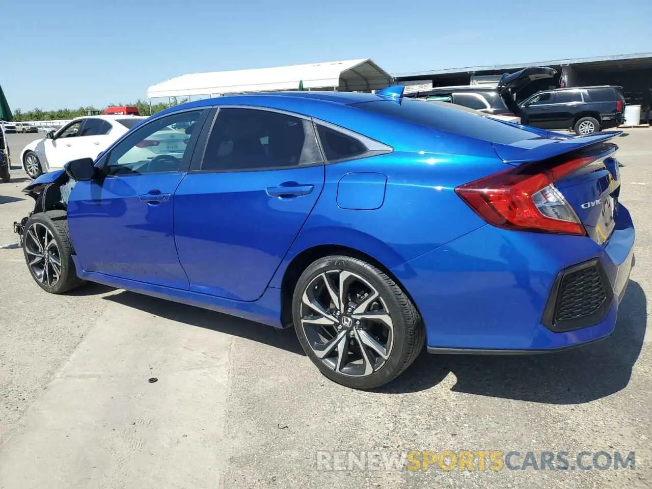 2 Photograph of a damaged car 2HGFC1E59KH707402 HONDA CIVIC 2019