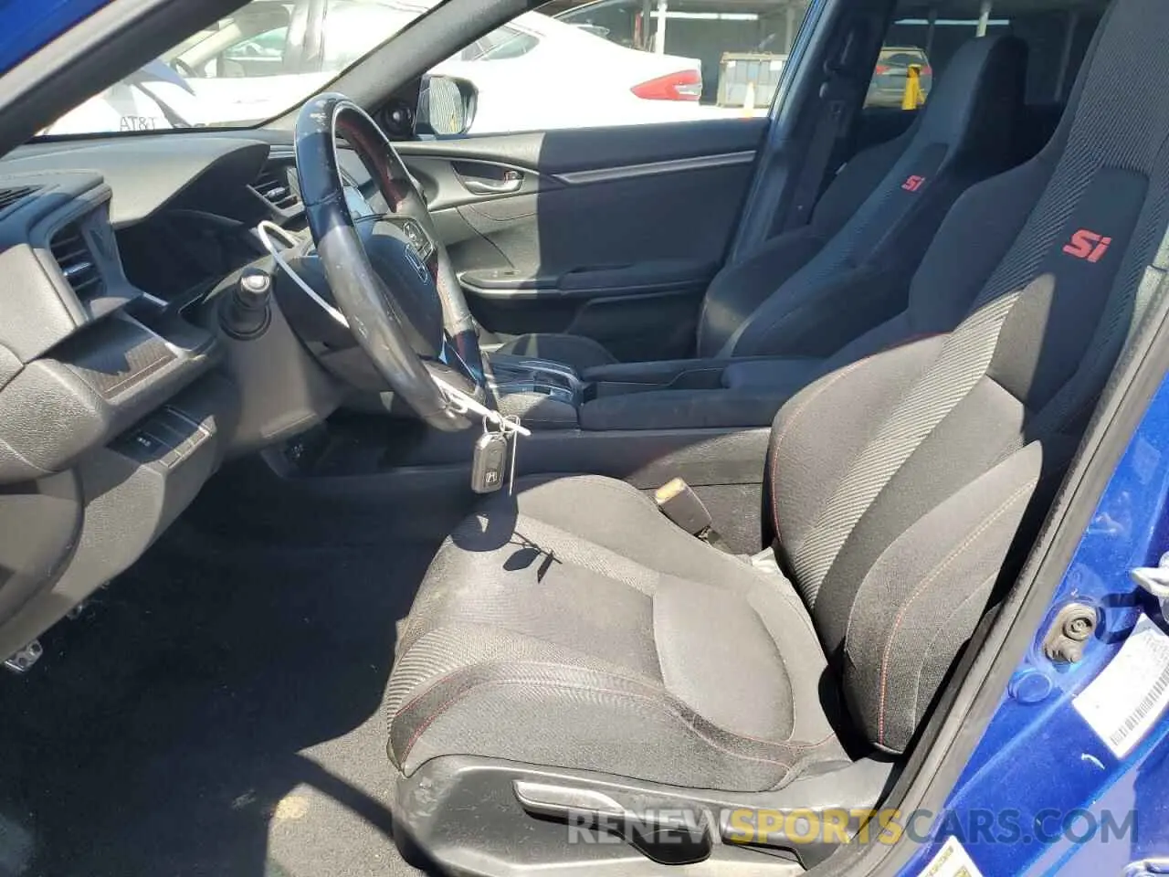 7 Photograph of a damaged car 2HGFC1E59KH707402 HONDA CIVIC 2019