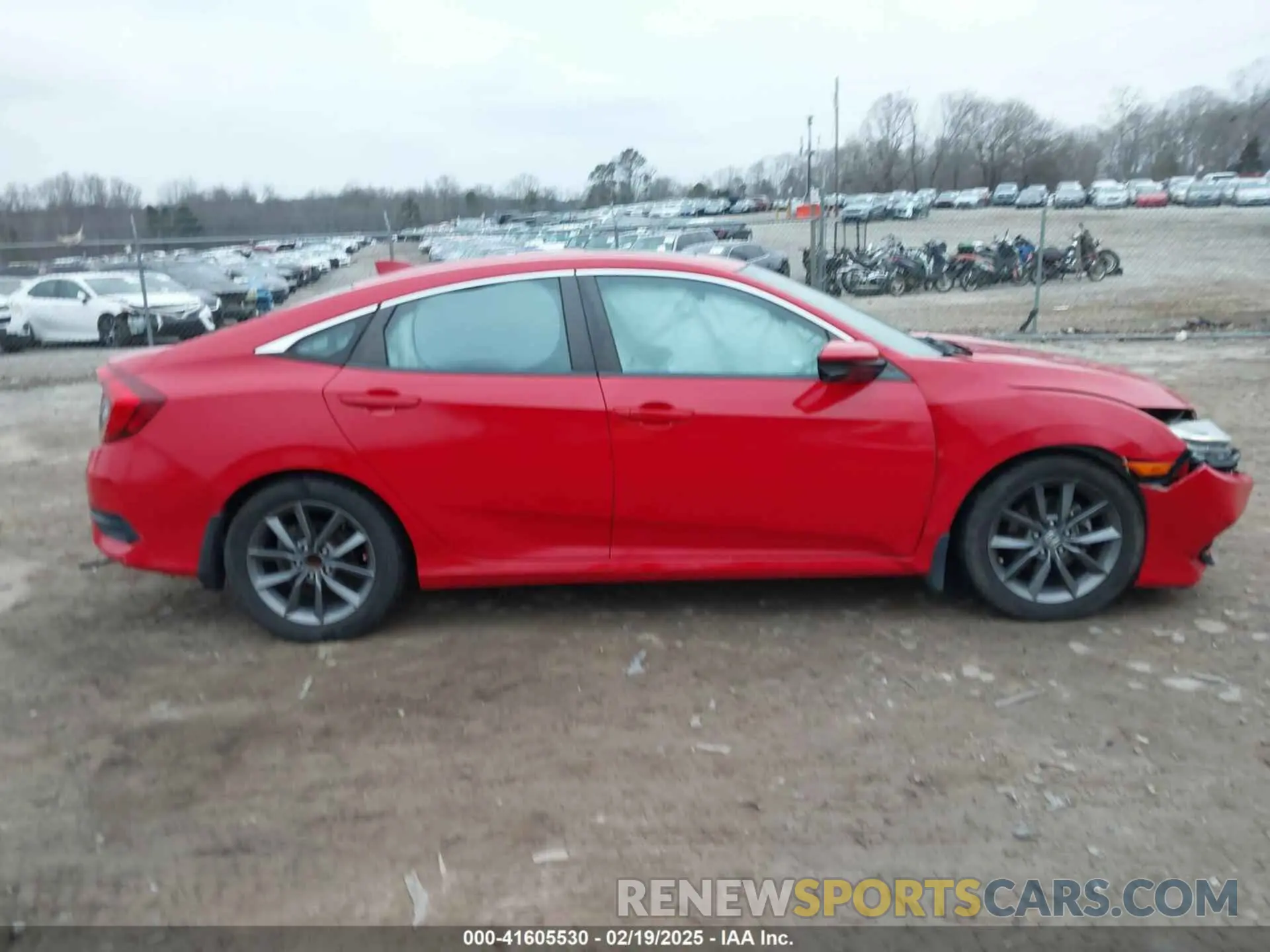 13 Photograph of a damaged car 2HGFC1F71KH650080 HONDA CIVIC 2019