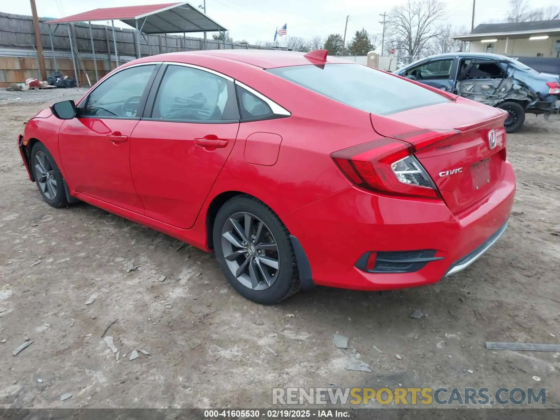 3 Photograph of a damaged car 2HGFC1F71KH650080 HONDA CIVIC 2019