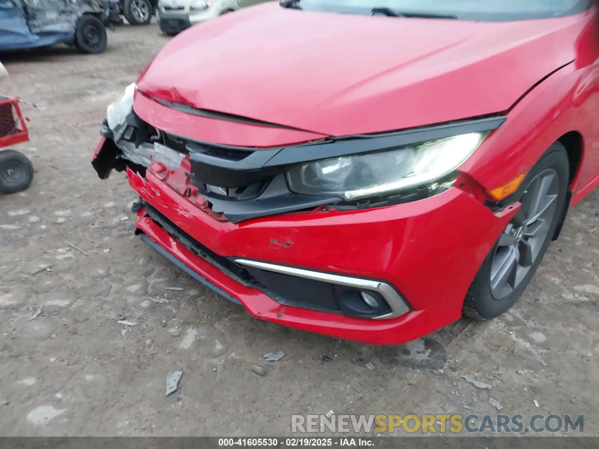 6 Photograph of a damaged car 2HGFC1F71KH650080 HONDA CIVIC 2019