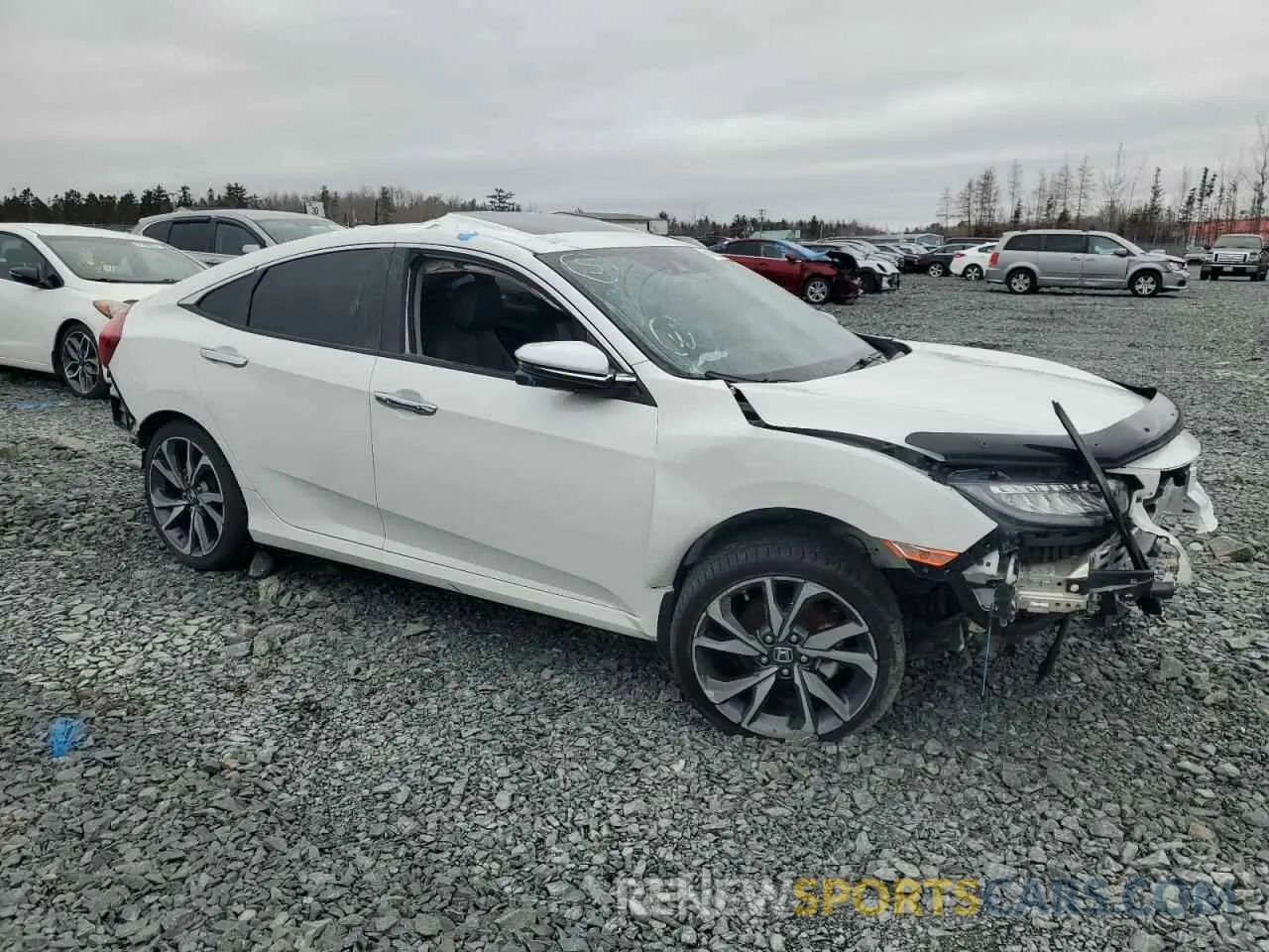 4 Photograph of a damaged car 2HGFC1F90KH100614 HONDA CIVIC 2019