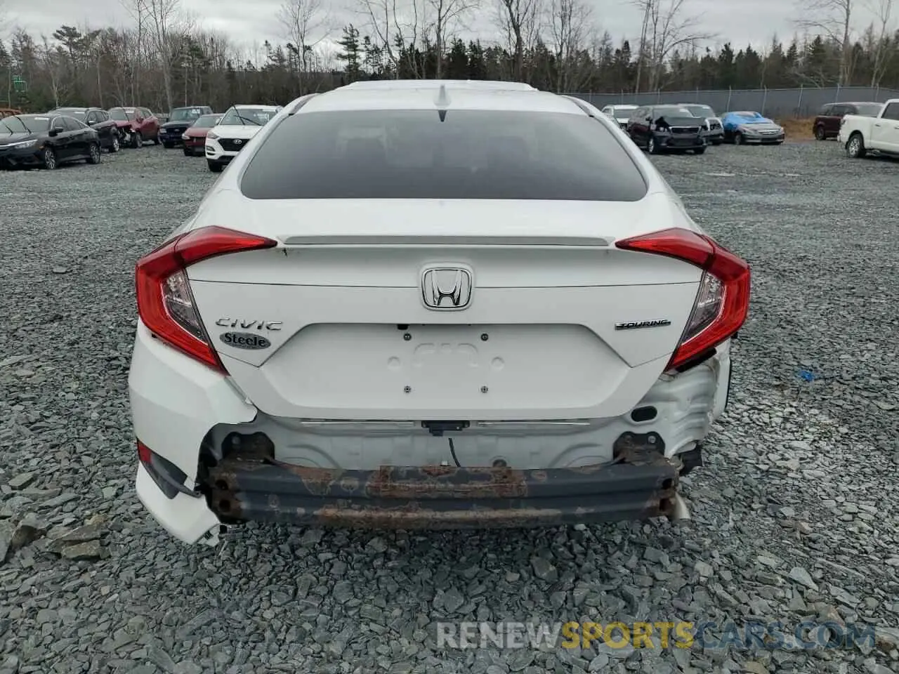 6 Photograph of a damaged car 2HGFC1F90KH100614 HONDA CIVIC 2019
