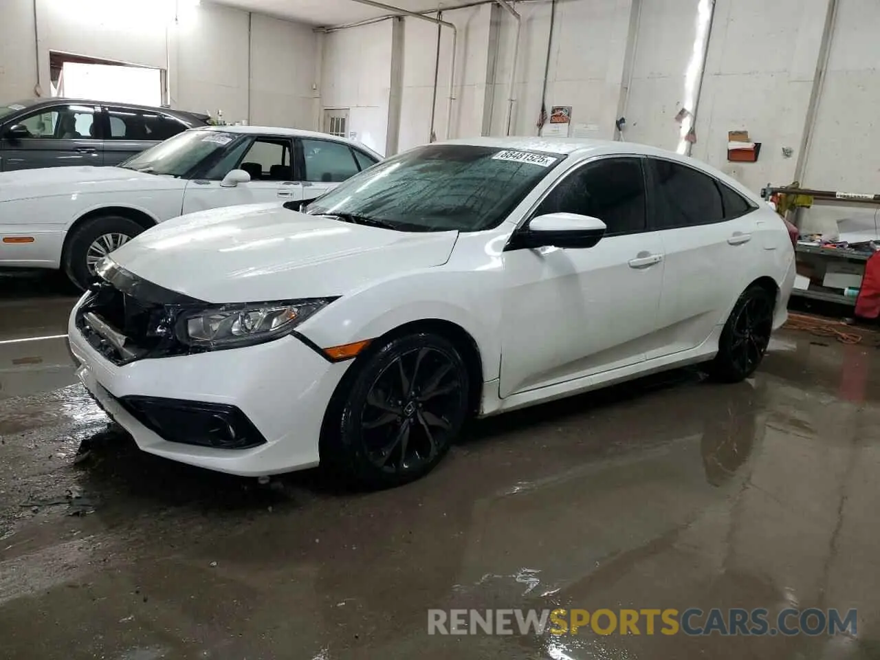 1 Photograph of a damaged car 2HGFC2E88KH523309 HONDA CIVIC 2019