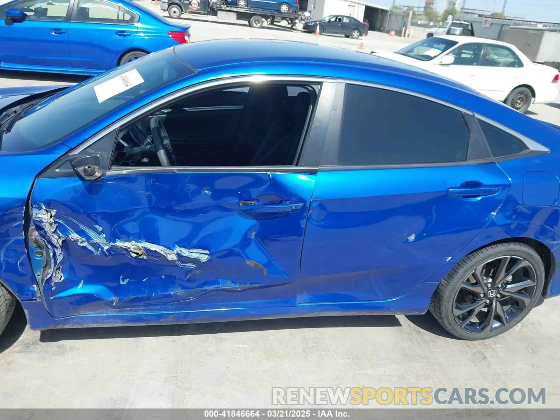 14 Photograph of a damaged car 2HGFC2E89KH566573 HONDA CIVIC 2019