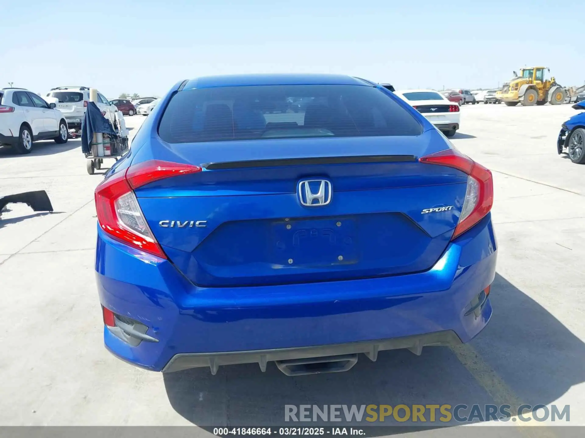 16 Photograph of a damaged car 2HGFC2E89KH566573 HONDA CIVIC 2019