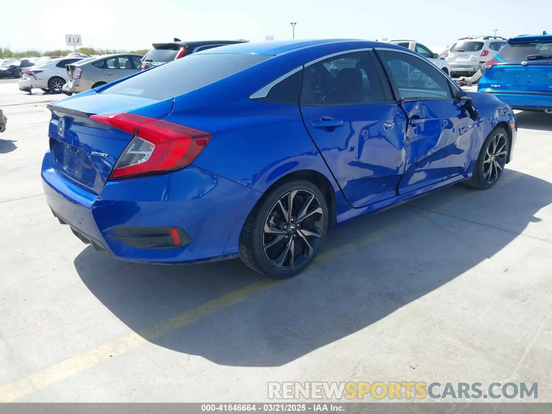 4 Photograph of a damaged car 2HGFC2E89KH566573 HONDA CIVIC 2019